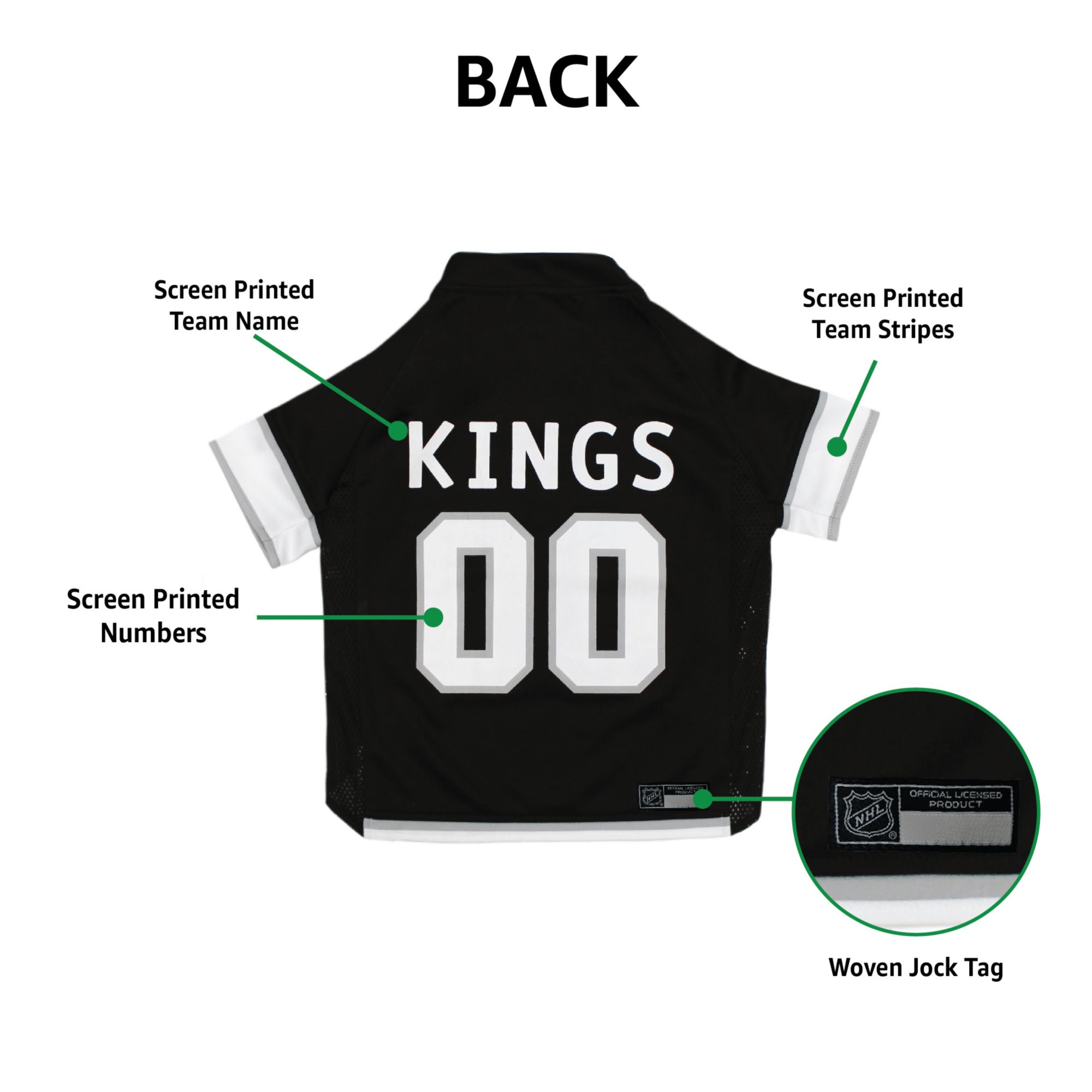 Pets First NHL Los Angeles Kings Pet Jersey product image