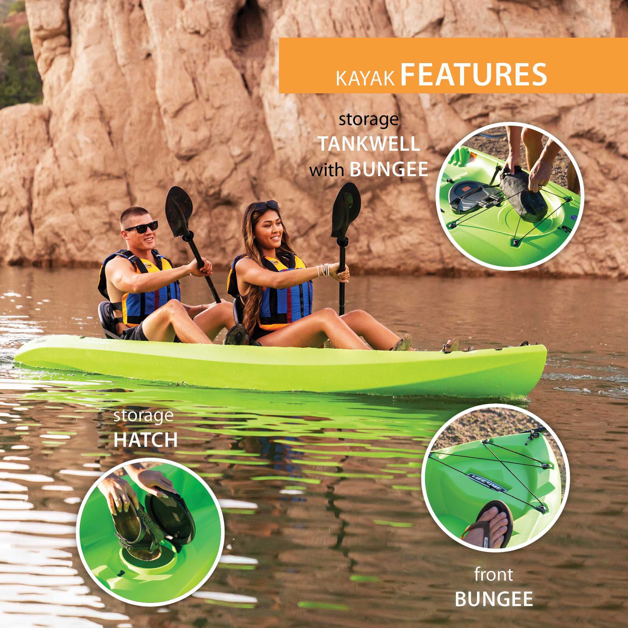Lifetime Kokanee Tandem Angler Kayak product image