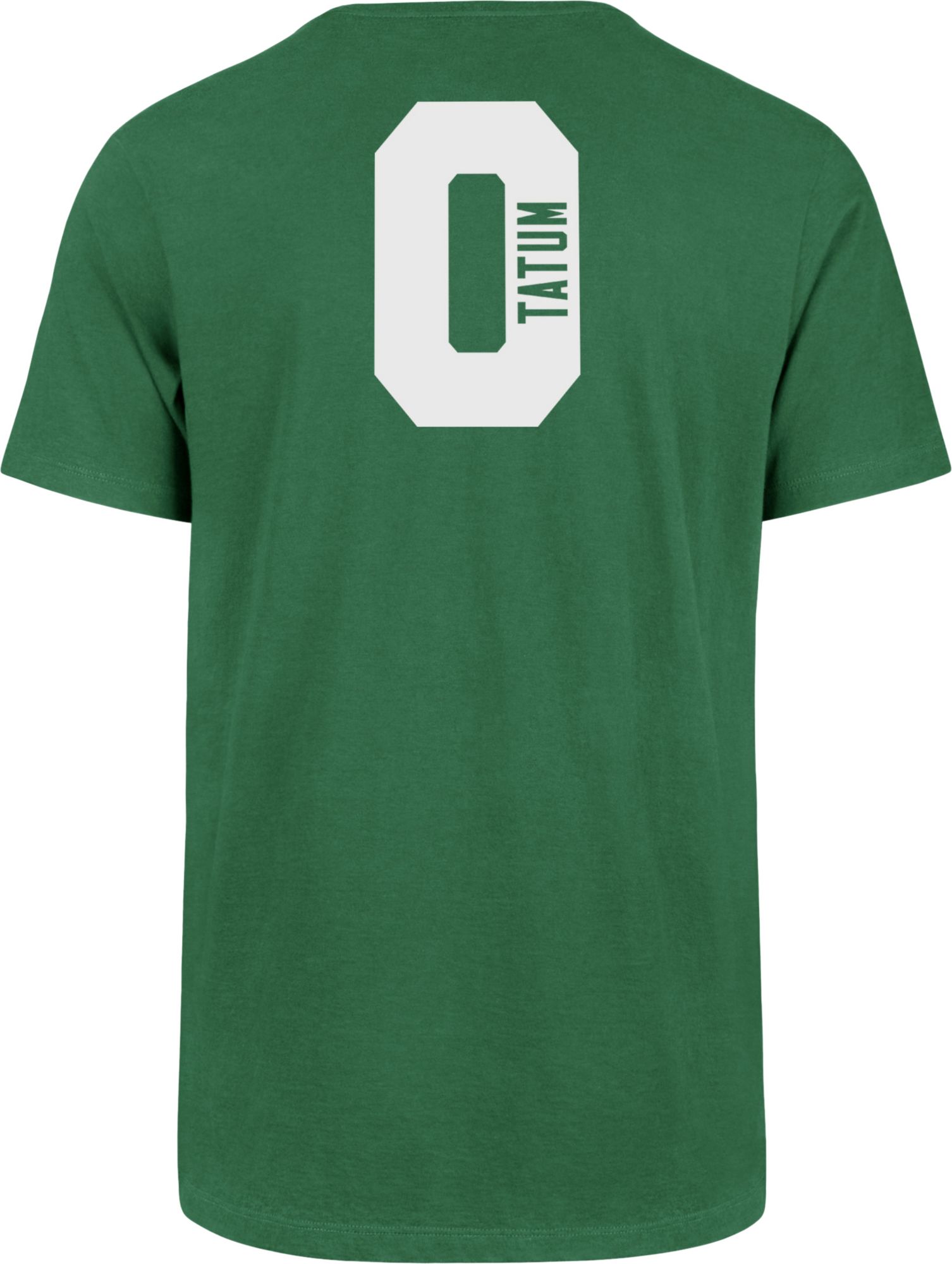 ‘47 Men's Boston Celtics Jayson Tatum #0 Green Super Rival T-Shirt