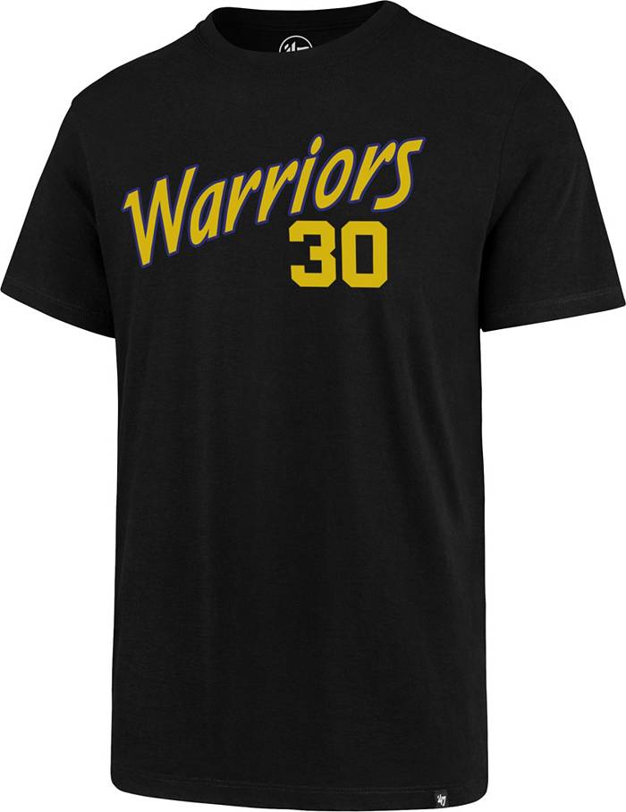 47 Men's Golden State Warriors Stephen Curry #30 Royal Super Rival T-Shirt