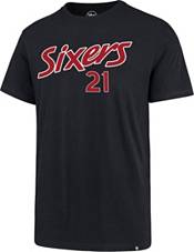 ‘47 Men's Philadelphia 76ers Joel Embiid #21 Navy Super Rival T-Shirt product image