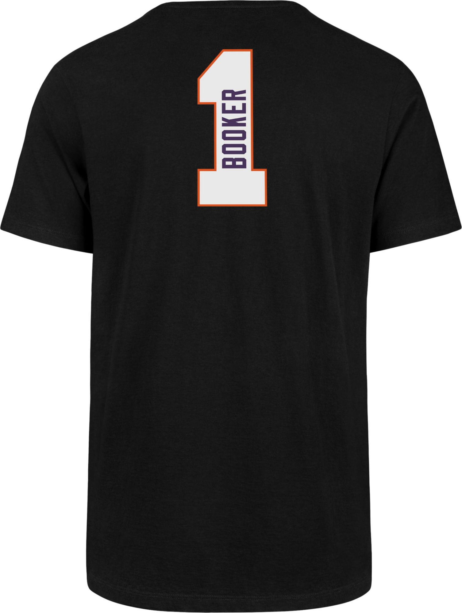 ‘47 Men's Phoenix Suns Devin Booker #1 Black Super Rival T-Shirt product image