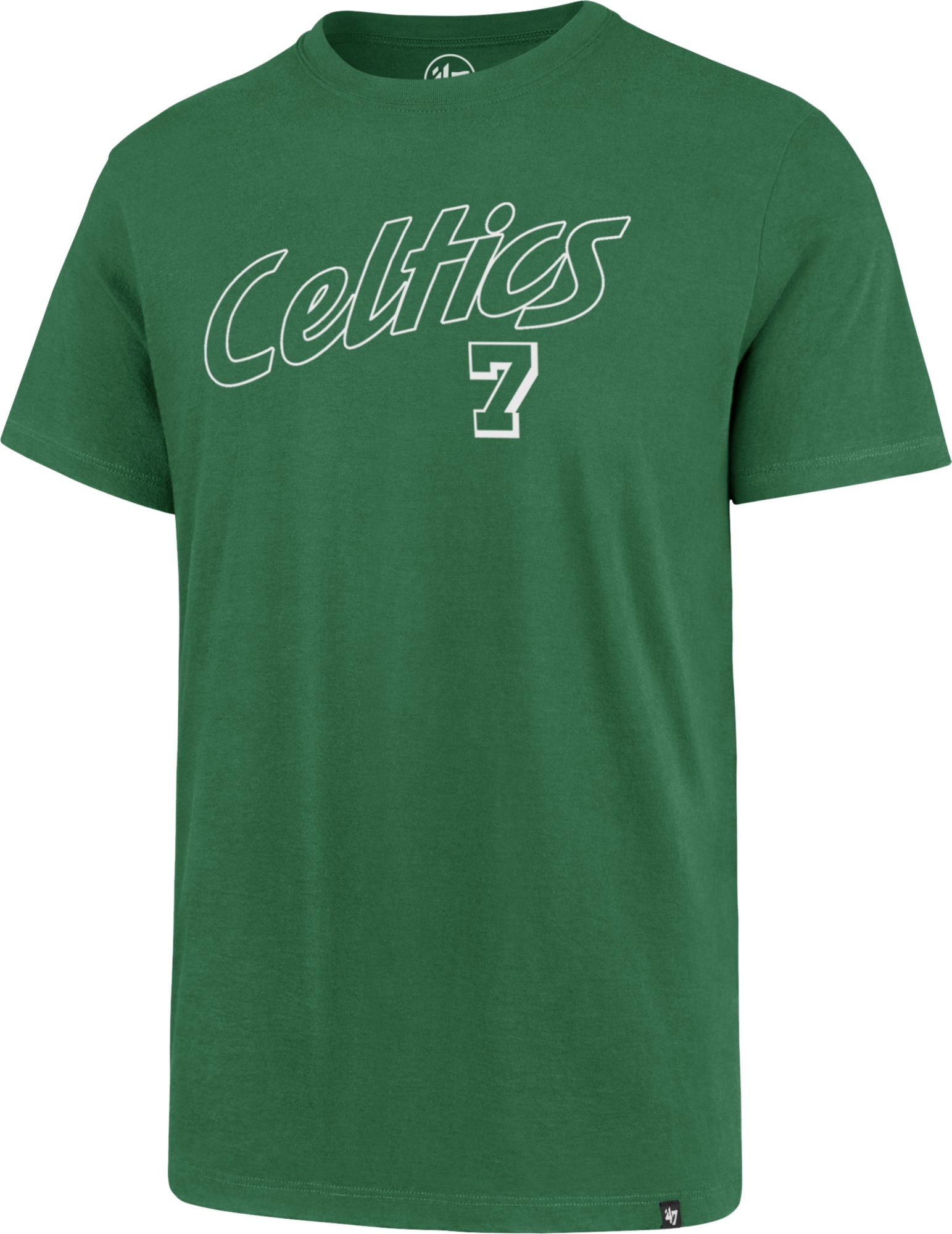 ‘47 Men's Boston Celtics Jaylen Brown #7 Green T-Shirt product image