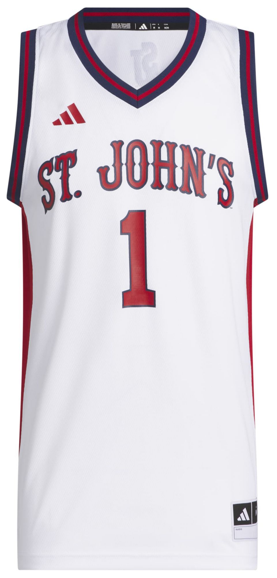 adidas Men's St. John's Red Storm White Replica Basketball Jersey product image