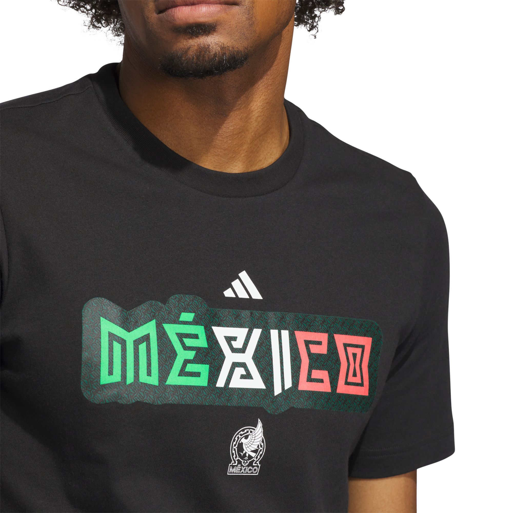 adidas Adult Mexico 2026 Home Jersey Hook Black T-Shirt product image