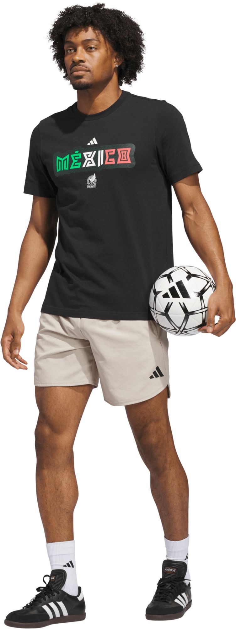 adidas Adult Mexico 2026 Home Jersey Hook Black T-Shirt product image