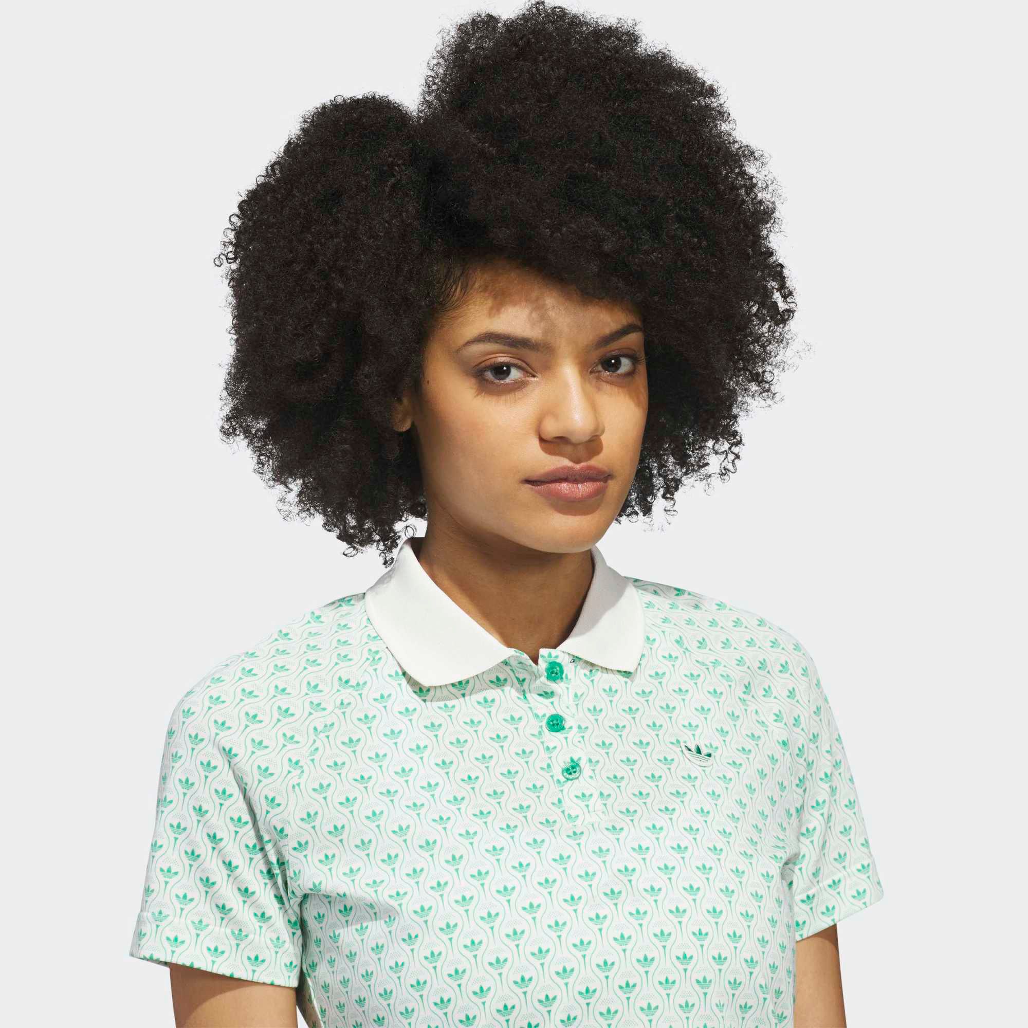 adidas Originals Women's All-Over Trefoil Golf Polo product image