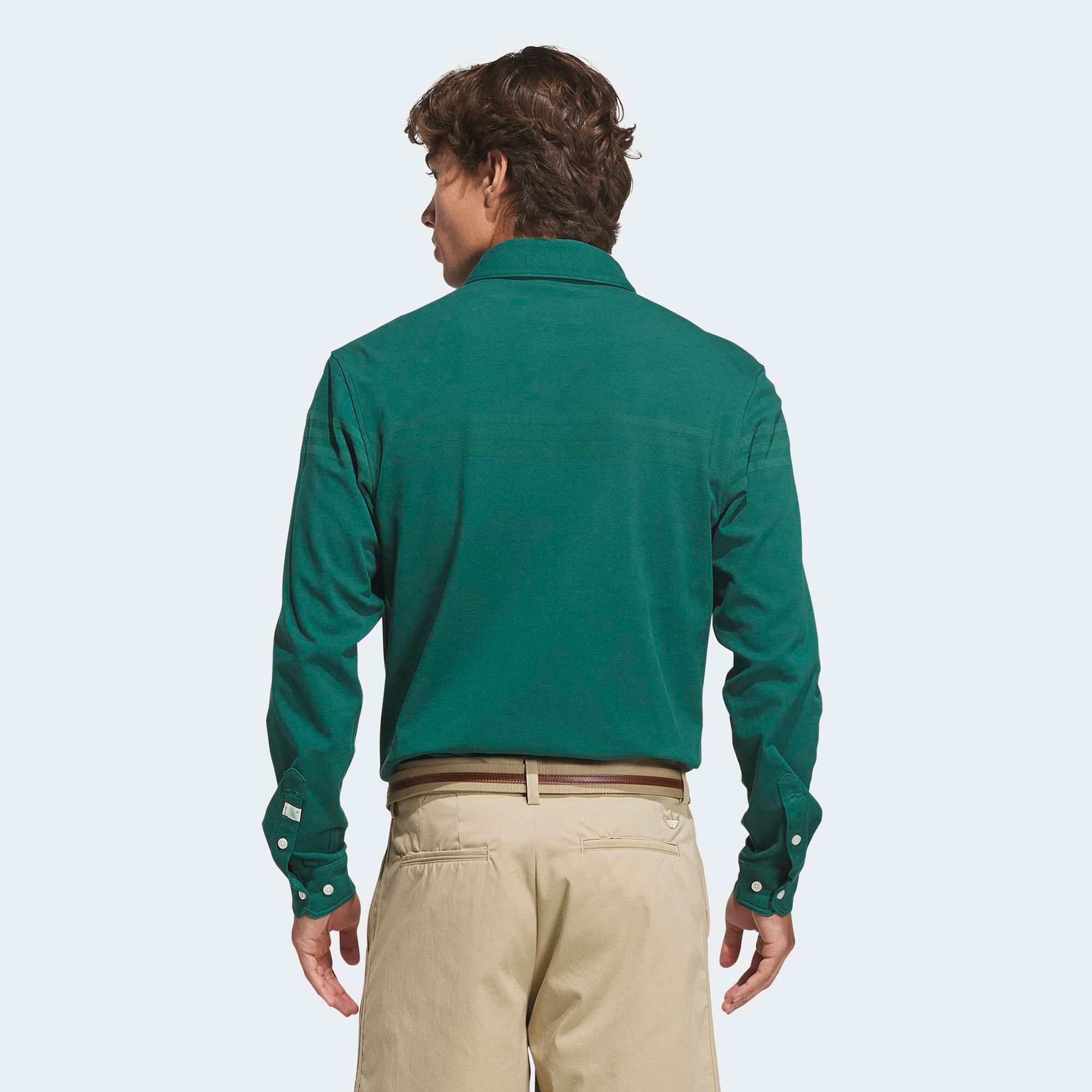 adidas Originals Men's Twisknit Button-Up Golf Polo product image