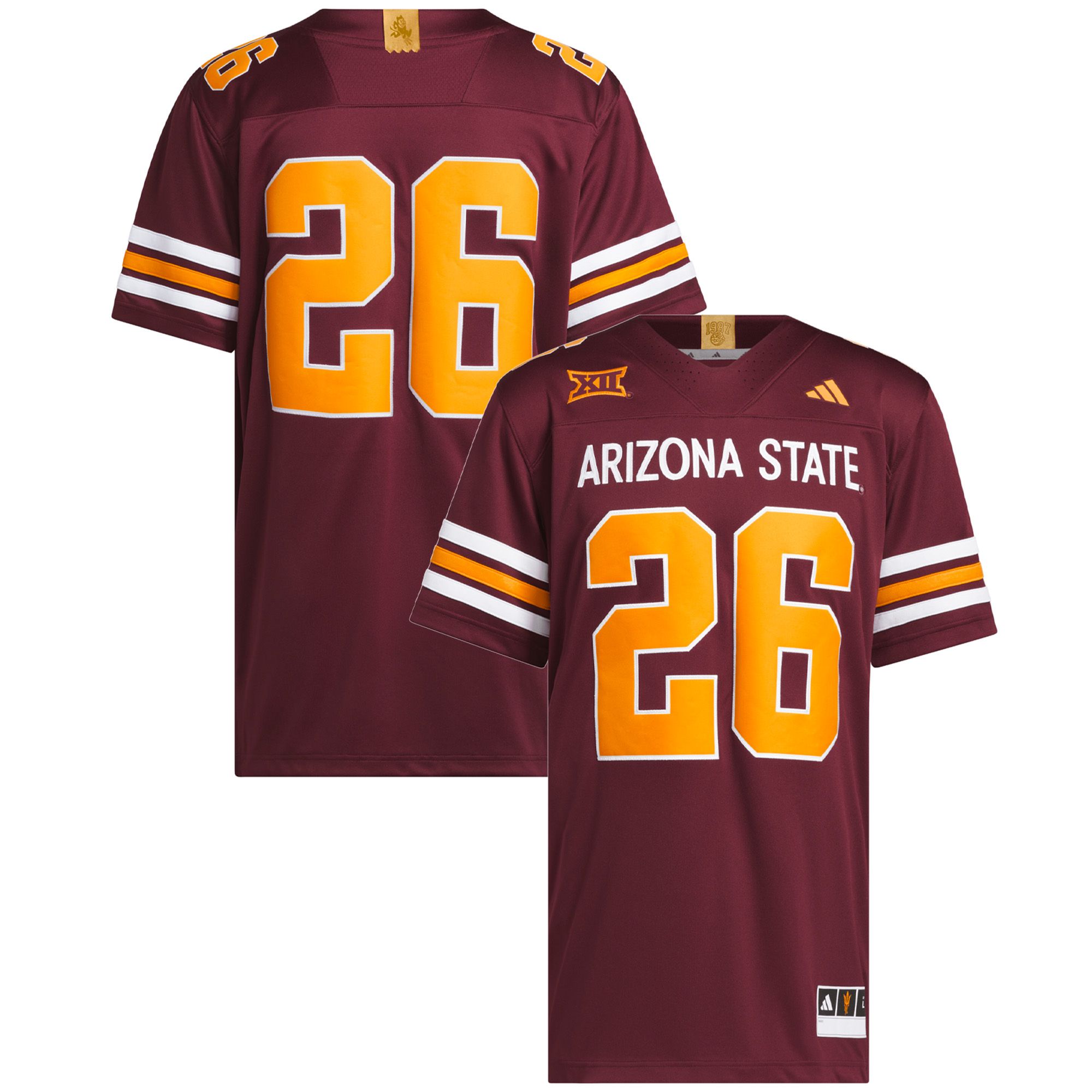 adidas Adult Arizona State Sun Devils Home Premier Replica