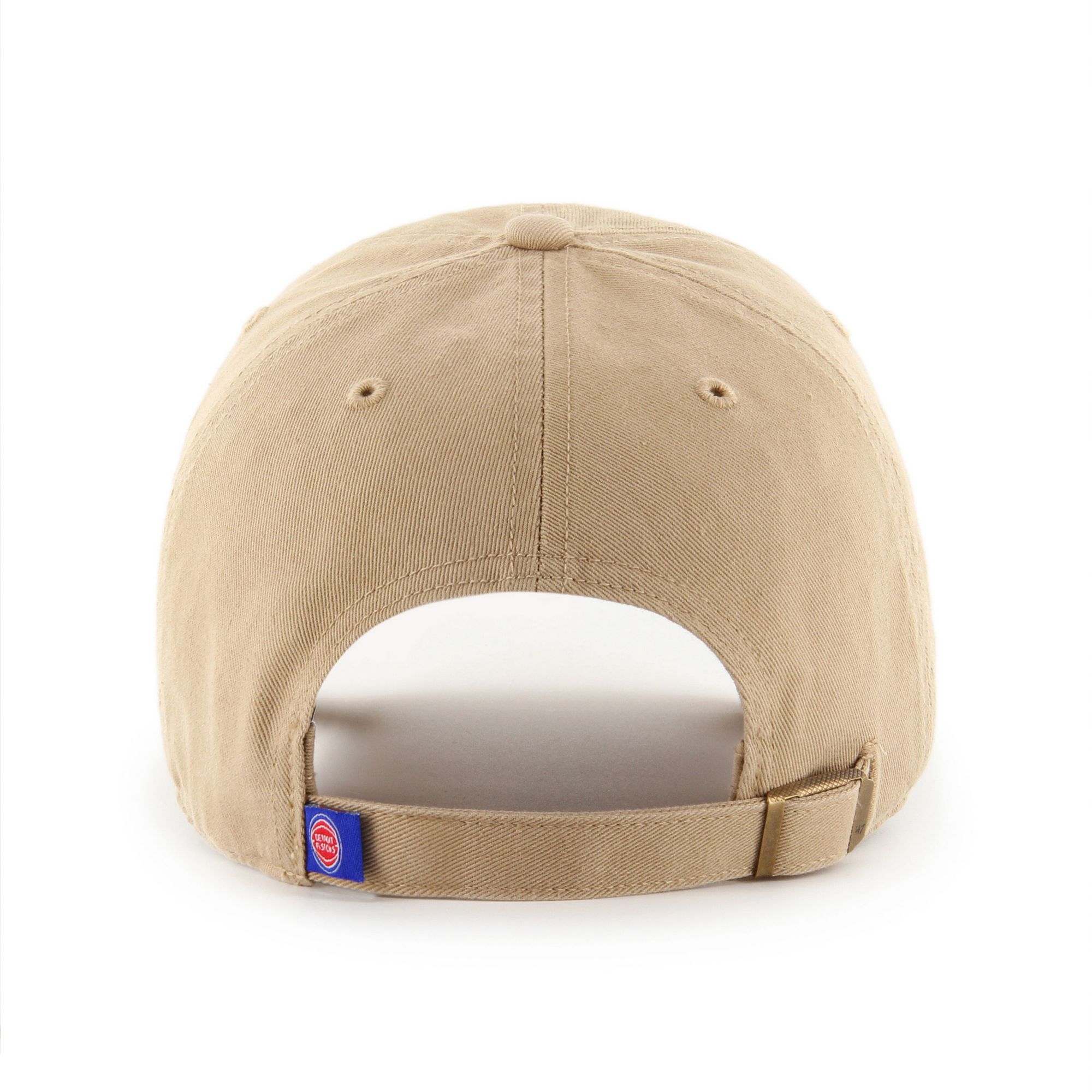 '47 Adult Detroit Pistons Khaki Logo Cleanup Adjustable Hat product image