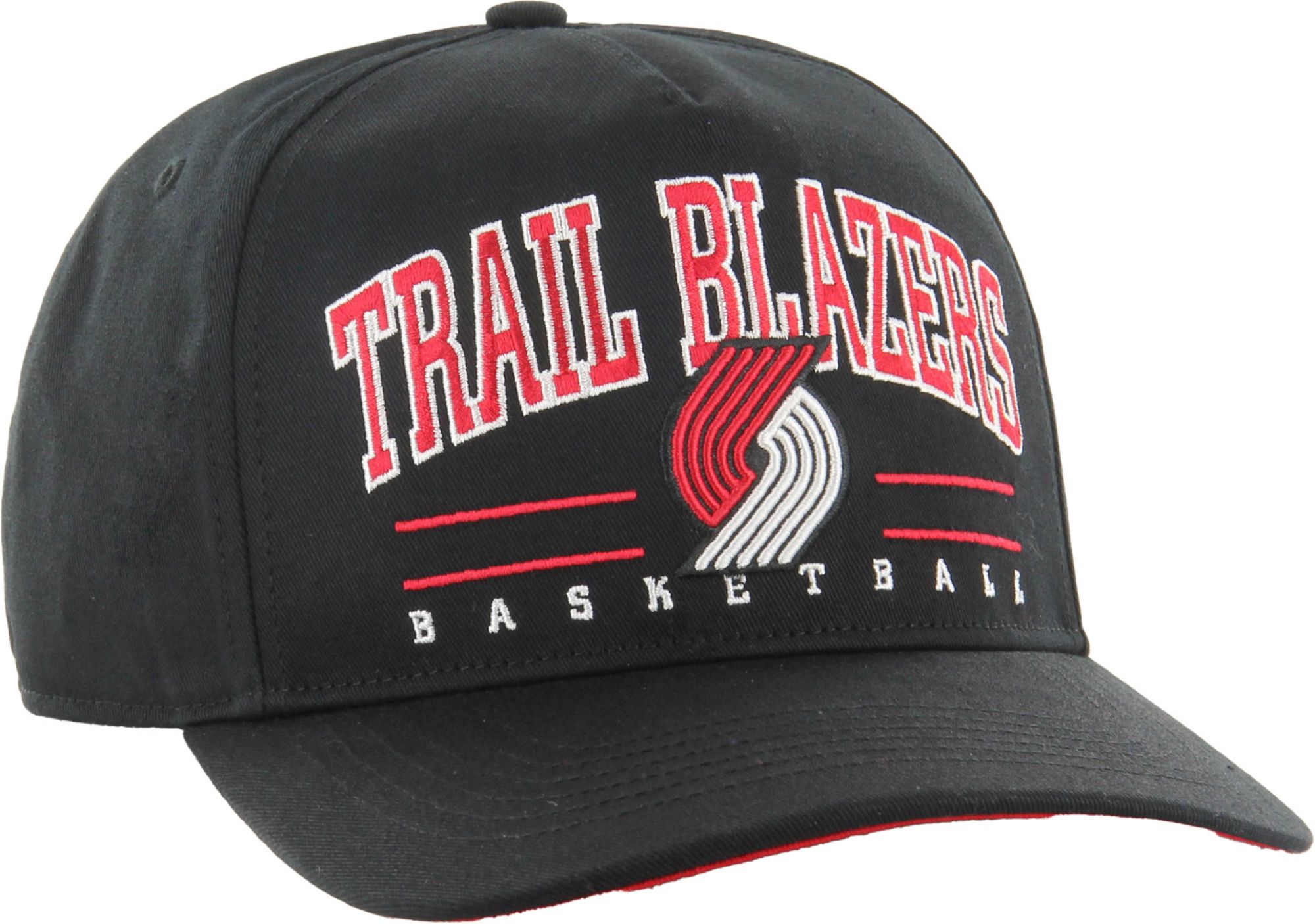 '47 Brand Adult Portland Trail Blazers Black Rosco Hitch Adjustable Hat