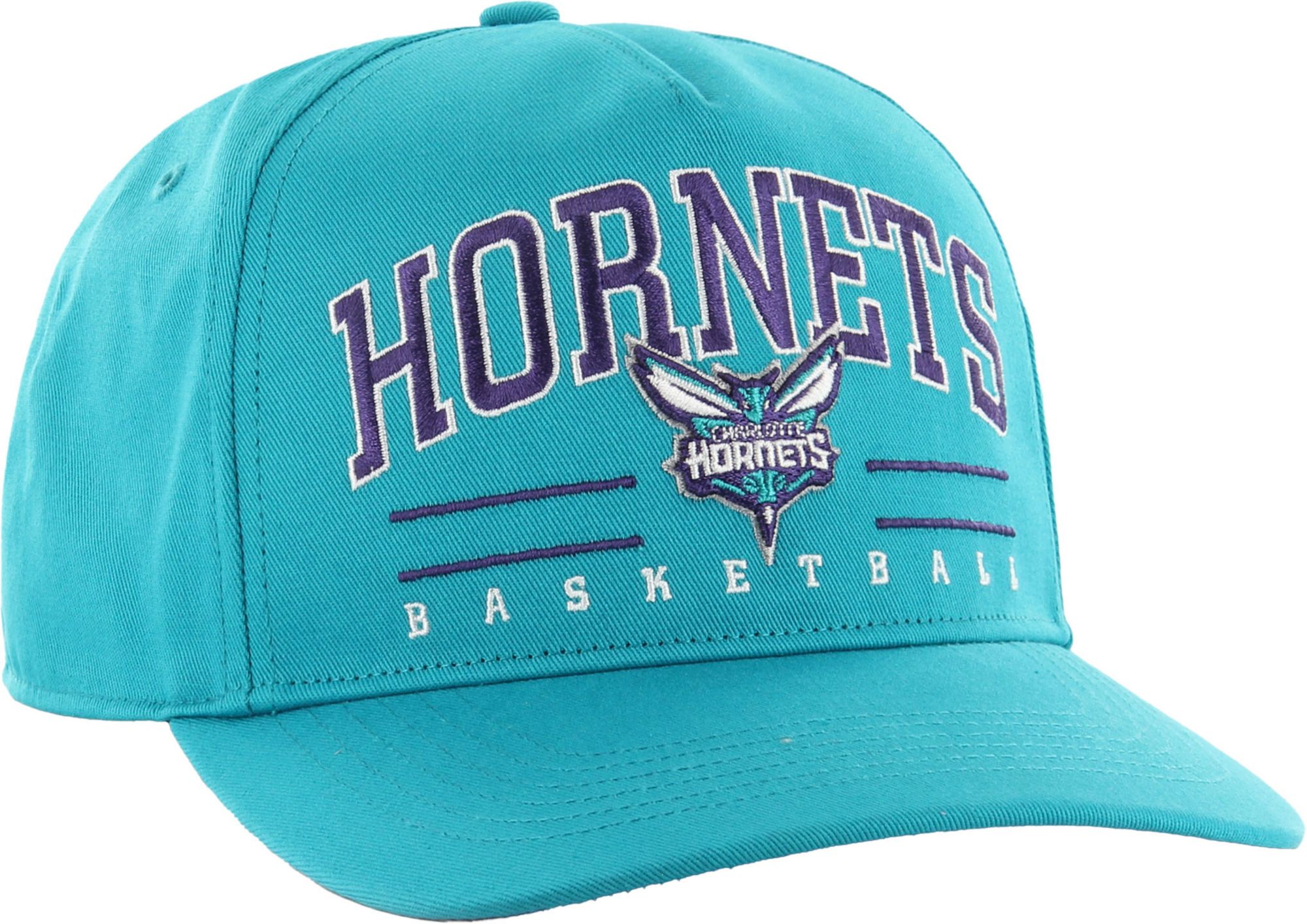 '47 Brand Adult Charlotte Hornets Blue Rosco Hitch Adjustable Hat