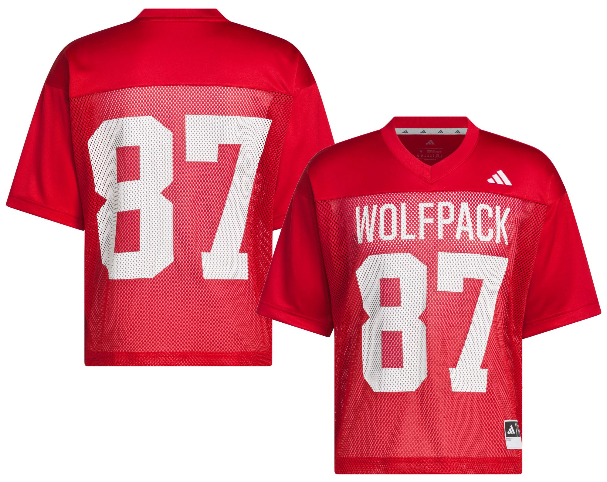 adidas Men's NC State Wolfpack Team Power Red Tailgate Jersey product image