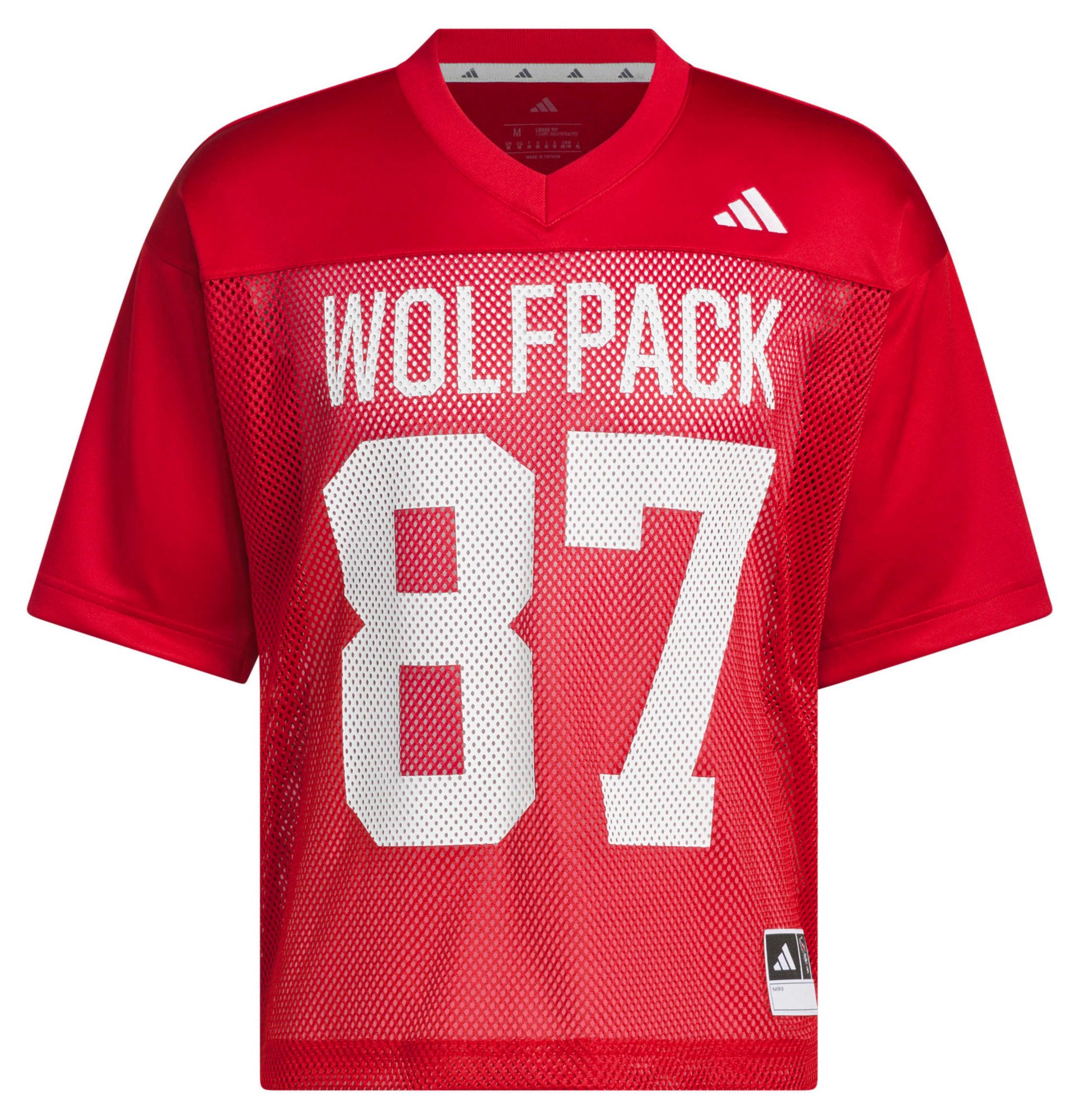 adidas Men's NC State Wolfpack Team Power Red Tailgate Jersey product image