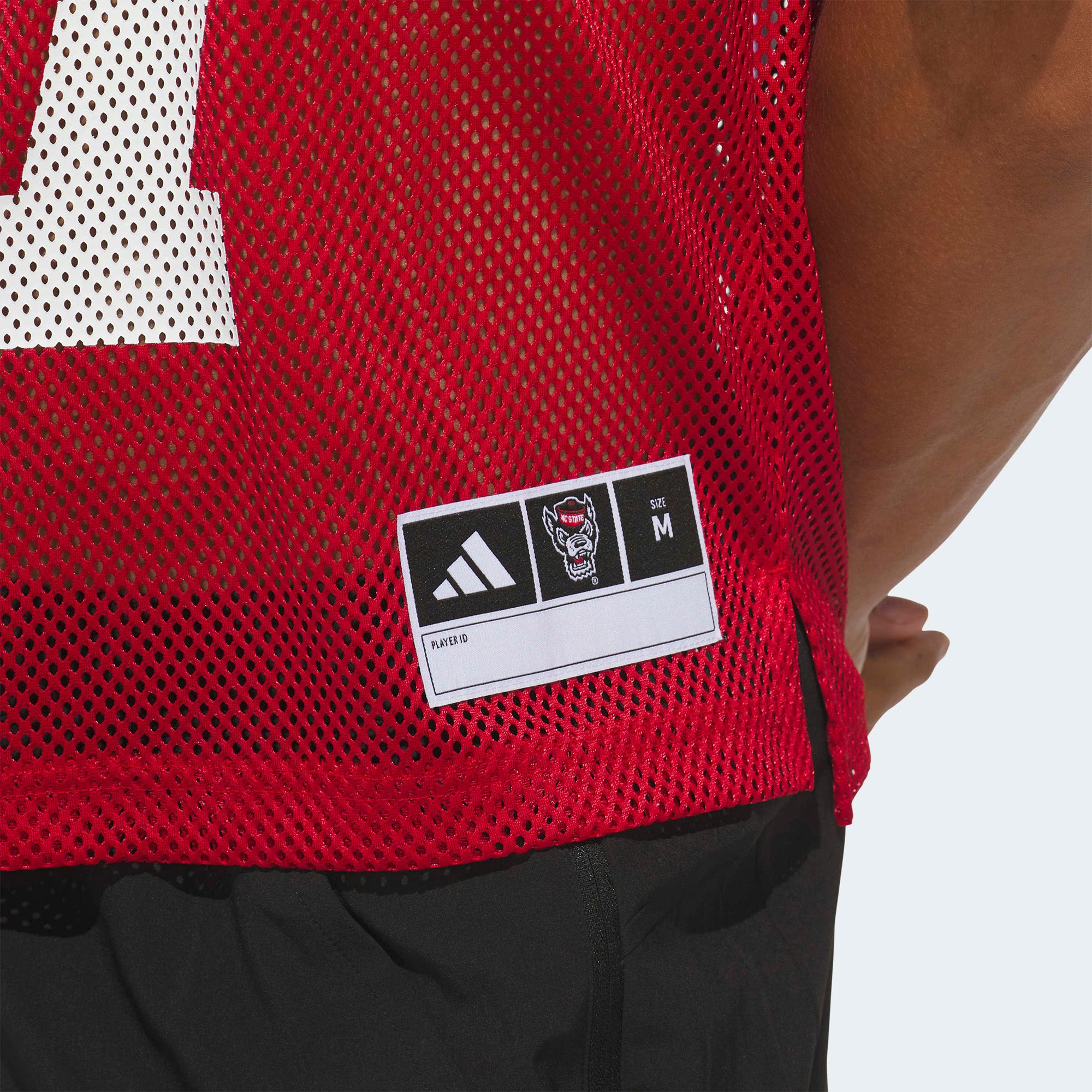 adidas Men's NC State Wolfpack Team Power Red Tailgate Jersey product image