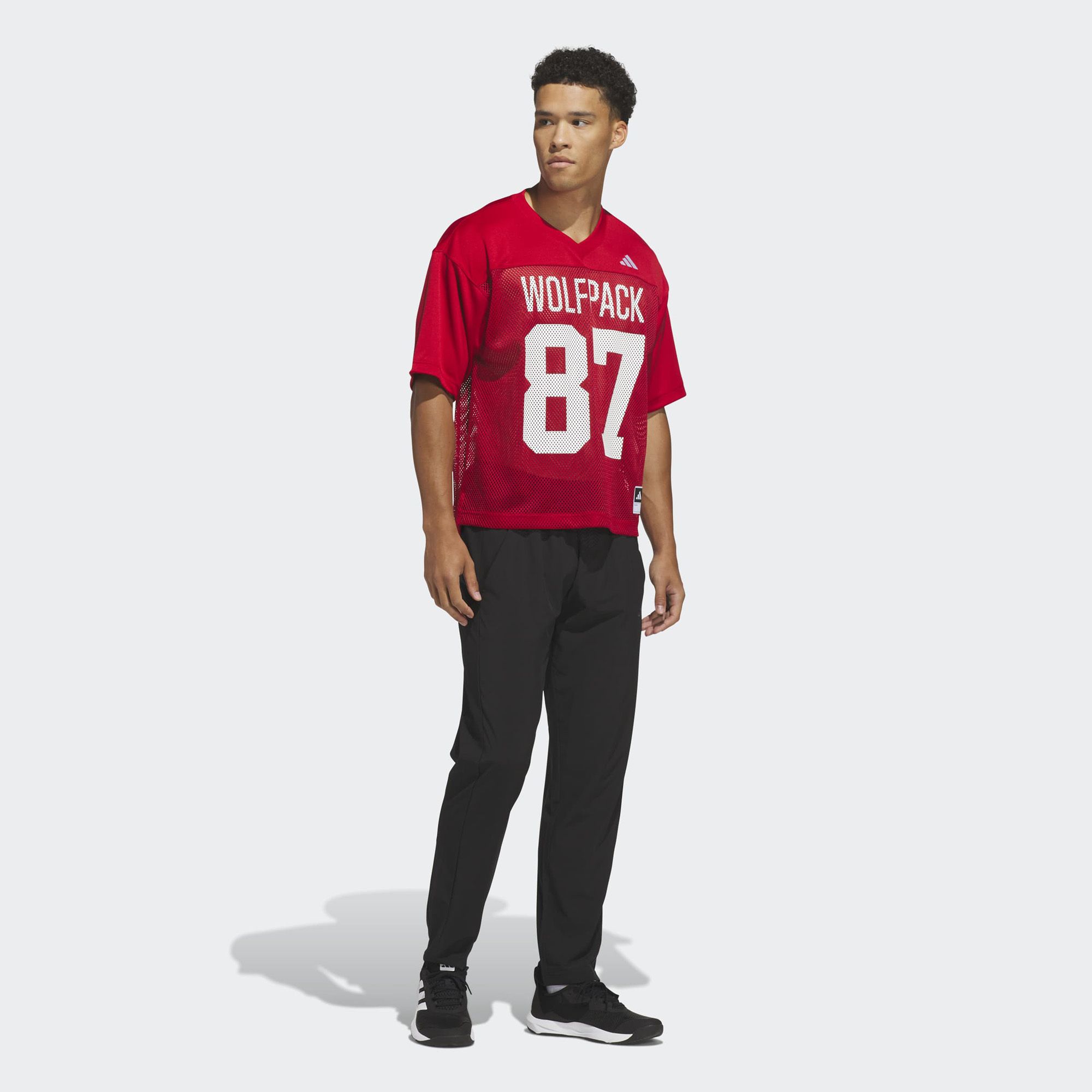 adidas Men's NC State Wolfpack Team Power Red Tailgate Jersey product image