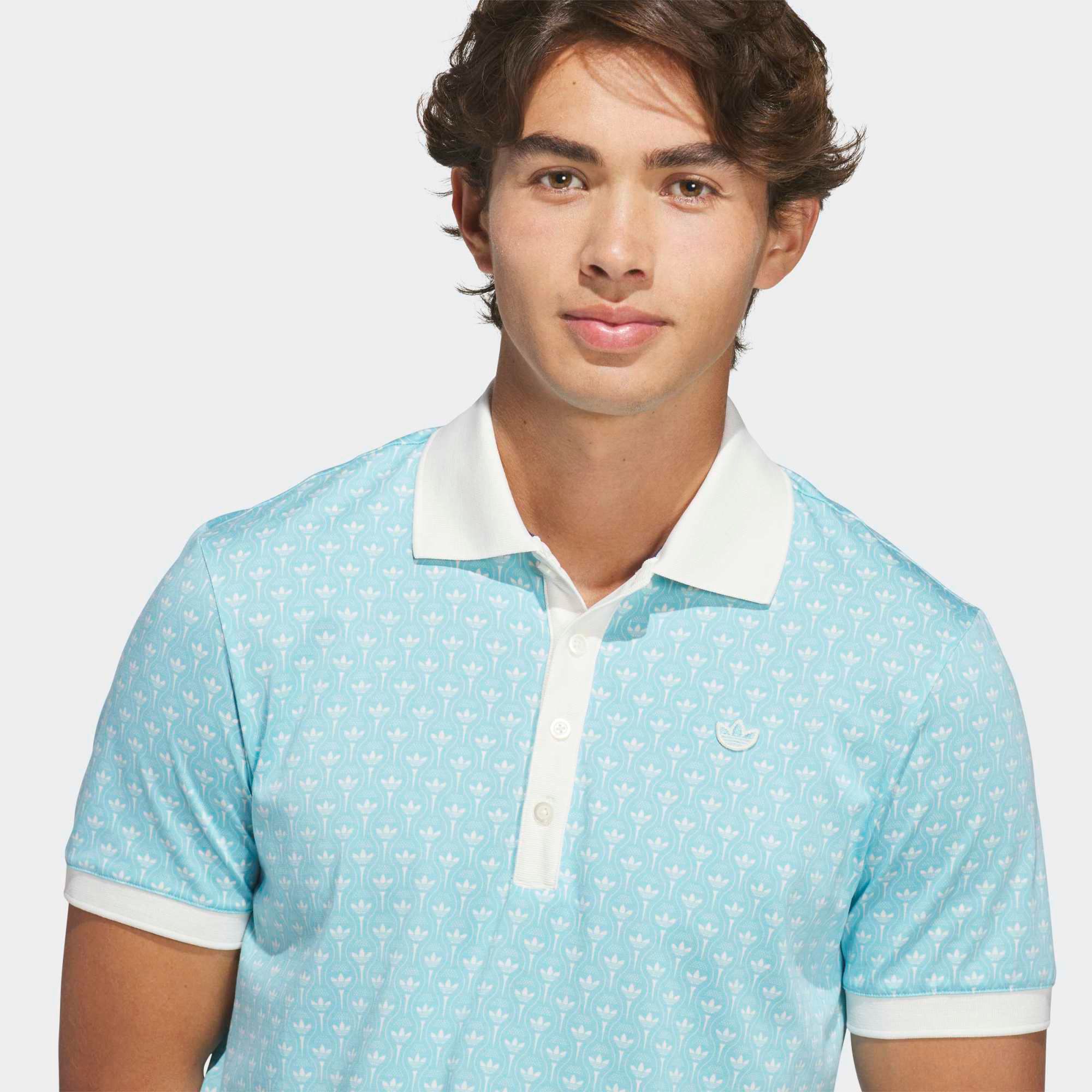 adidas Originals Men's All-Over Trefoil Golf Polo product image