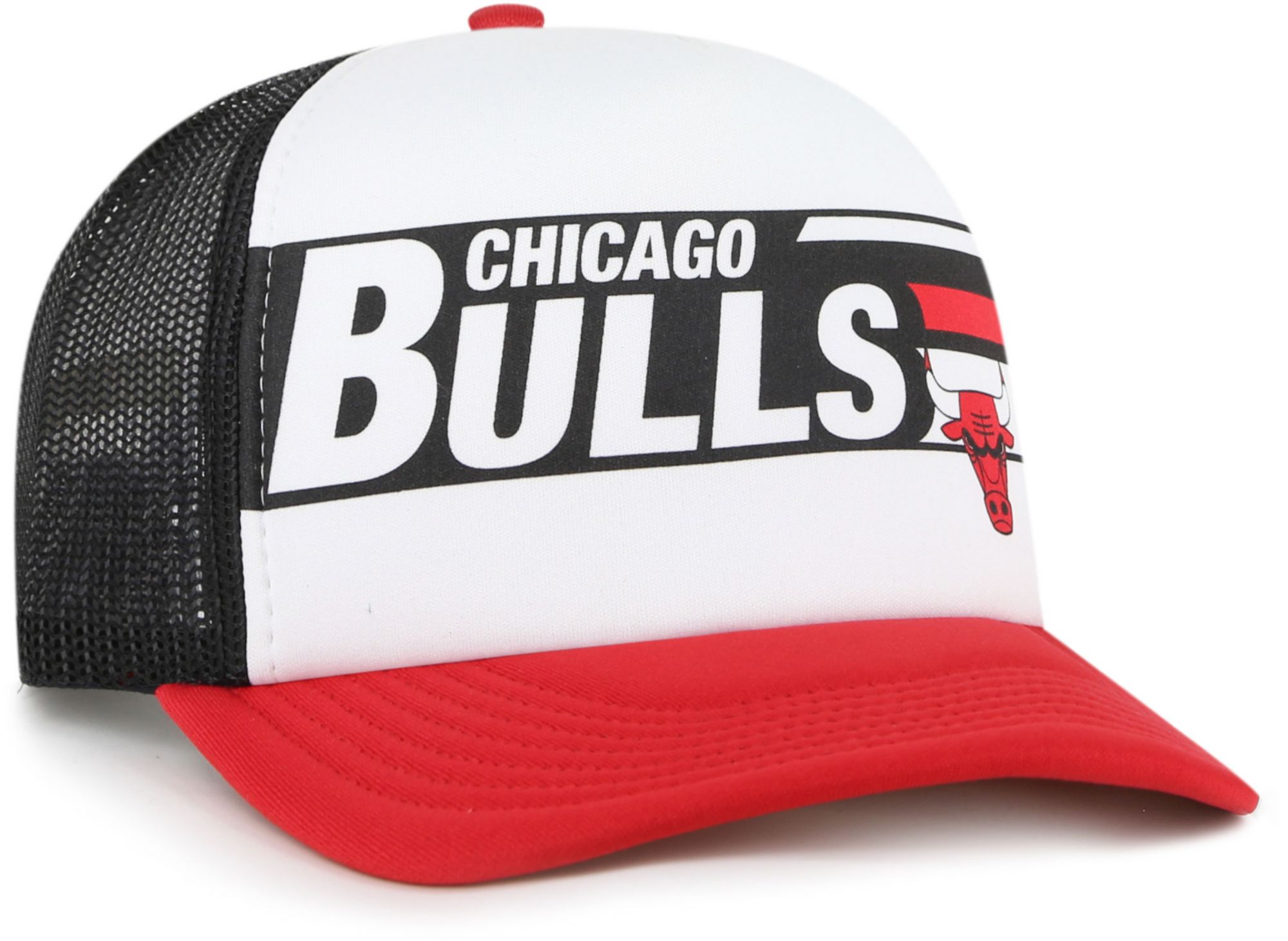 '47 Youth Chicago Bulls Stack Line Trucker Adjustable Hat product image