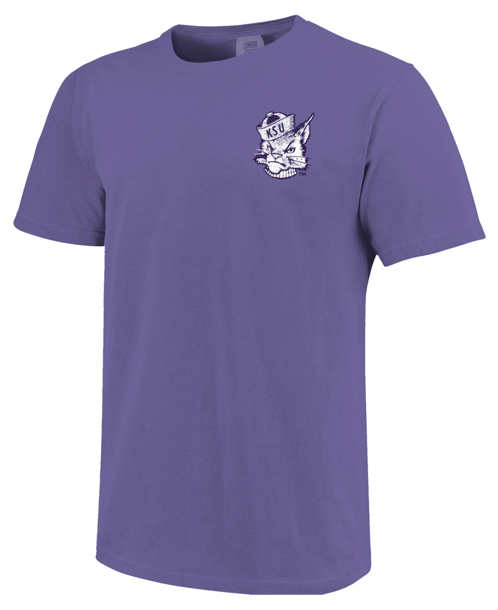 Image One Men's Kansas State Wildcats Orchid Mascot Pendant T-Shirt product image