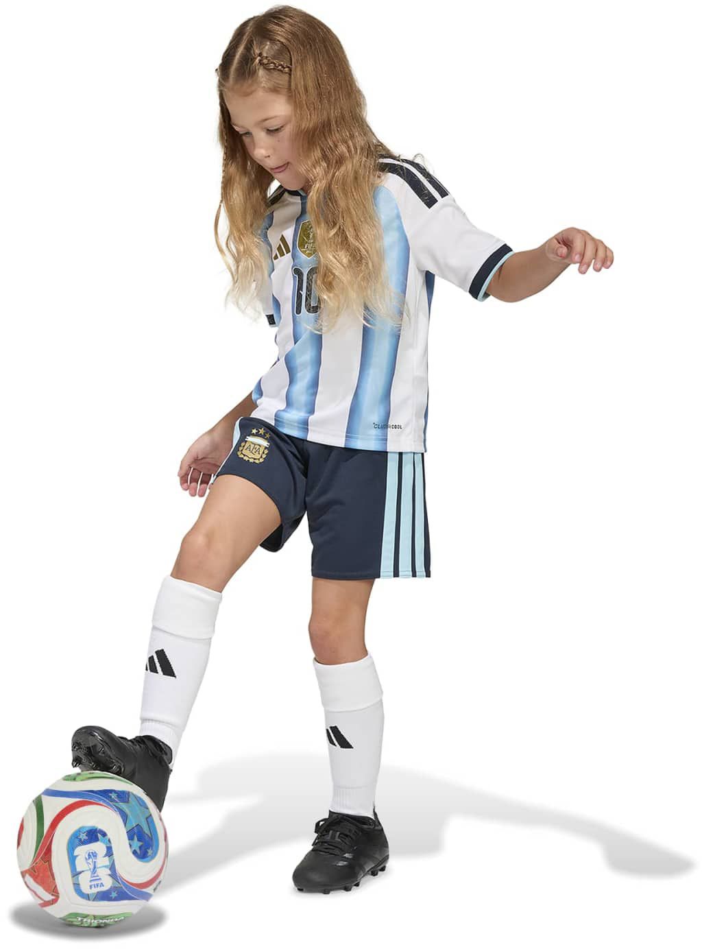 adidas Toddler Argentina Lionel Messi #10 2026 Home Replica Jersey Kit product image