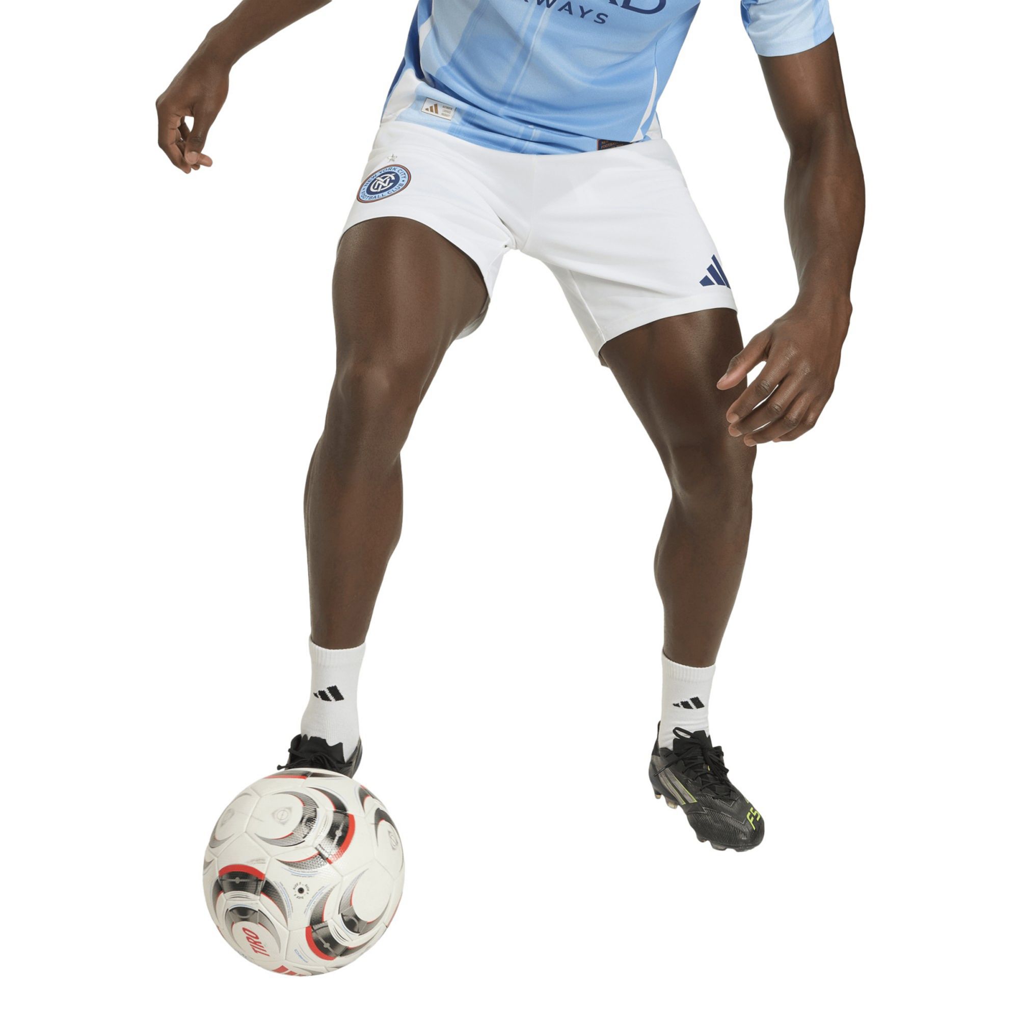 adidas Adult 2026 New York City FC Light Blue Home Authentic Shorts product image