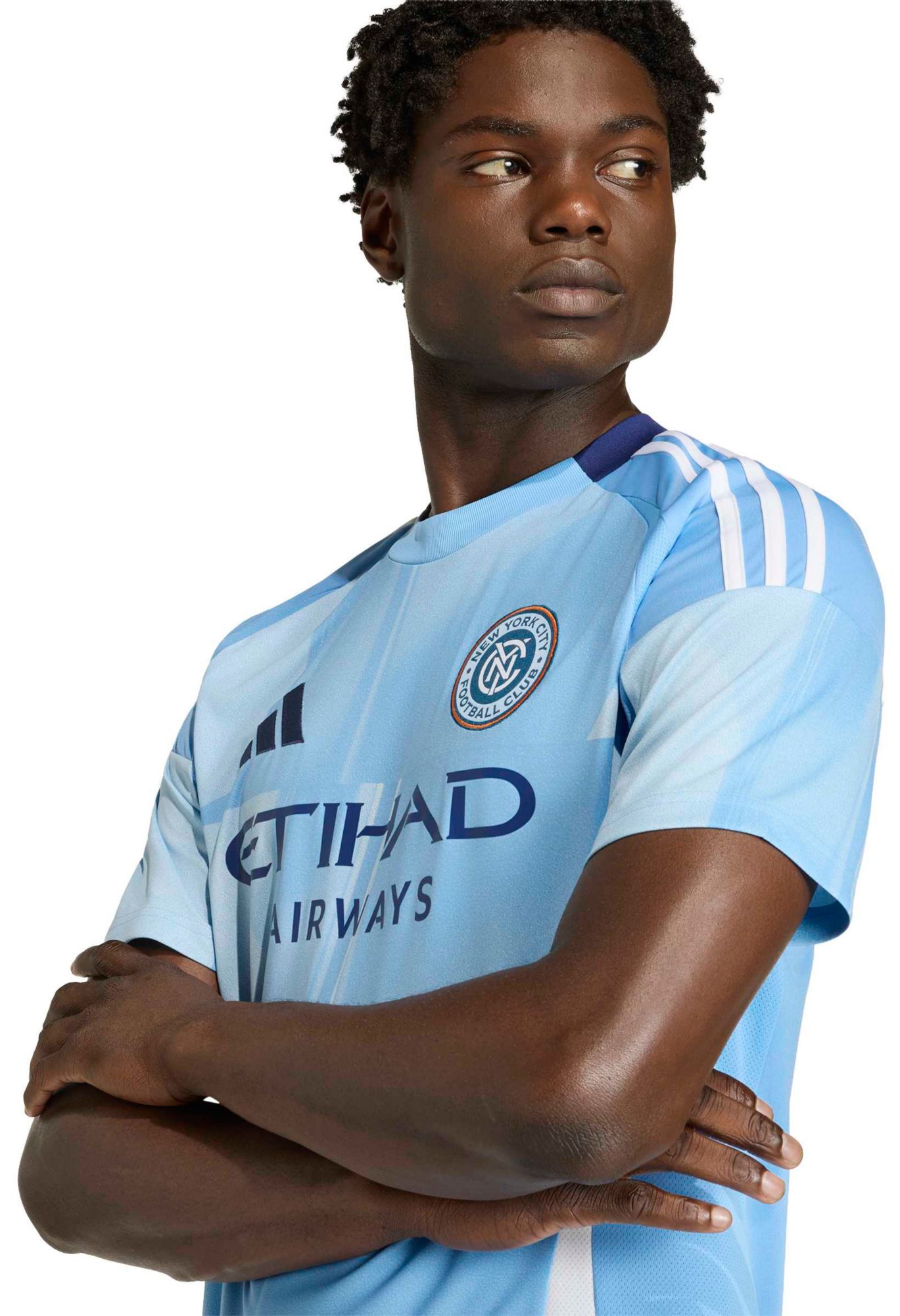 adidas Adult New York City FC Light Blue 2026 Home Replica Jersey