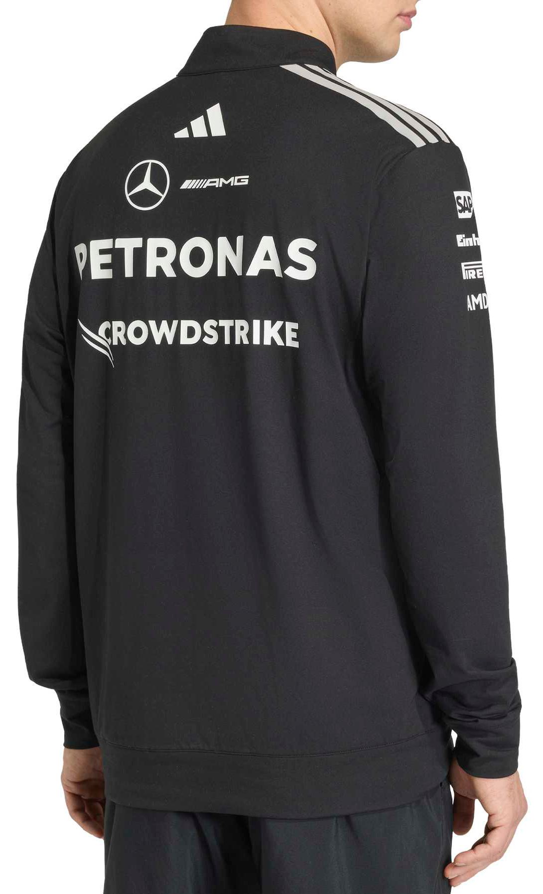adidas Adult Mercedes AMG Petronas Formula 1 Team Engineers Black Quarter-Zip product image