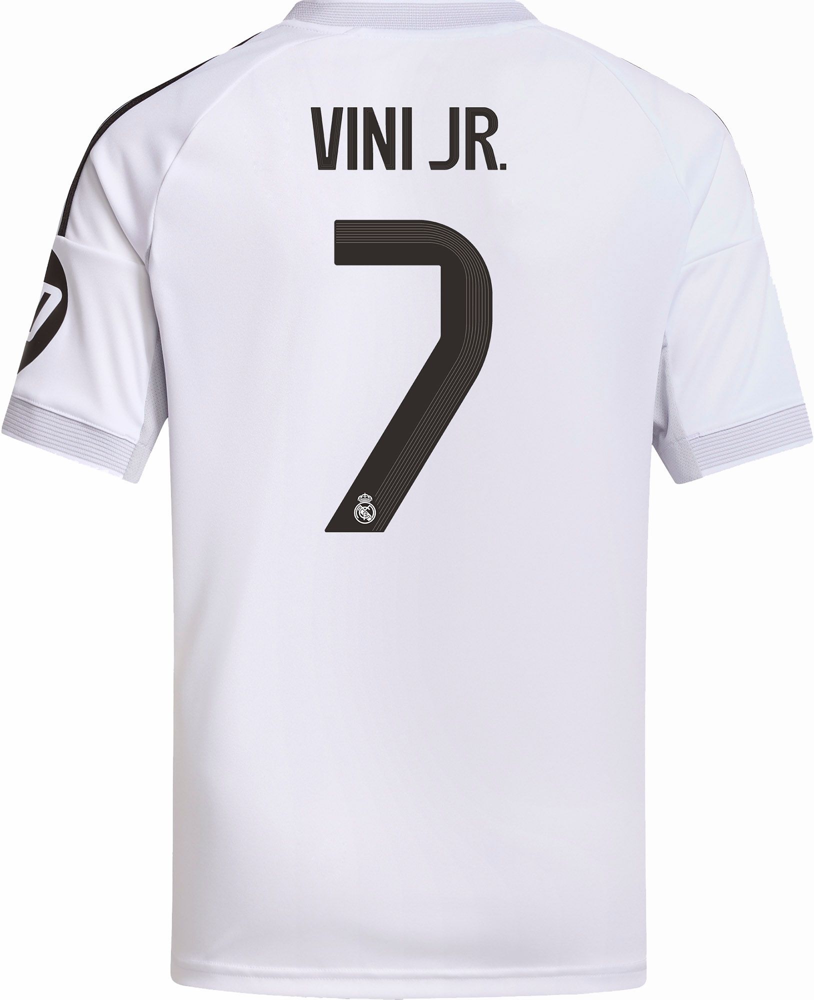 adidas Youth Real Madrid Vinicius Junior #7 2025 Home Authentic Jersey product image
