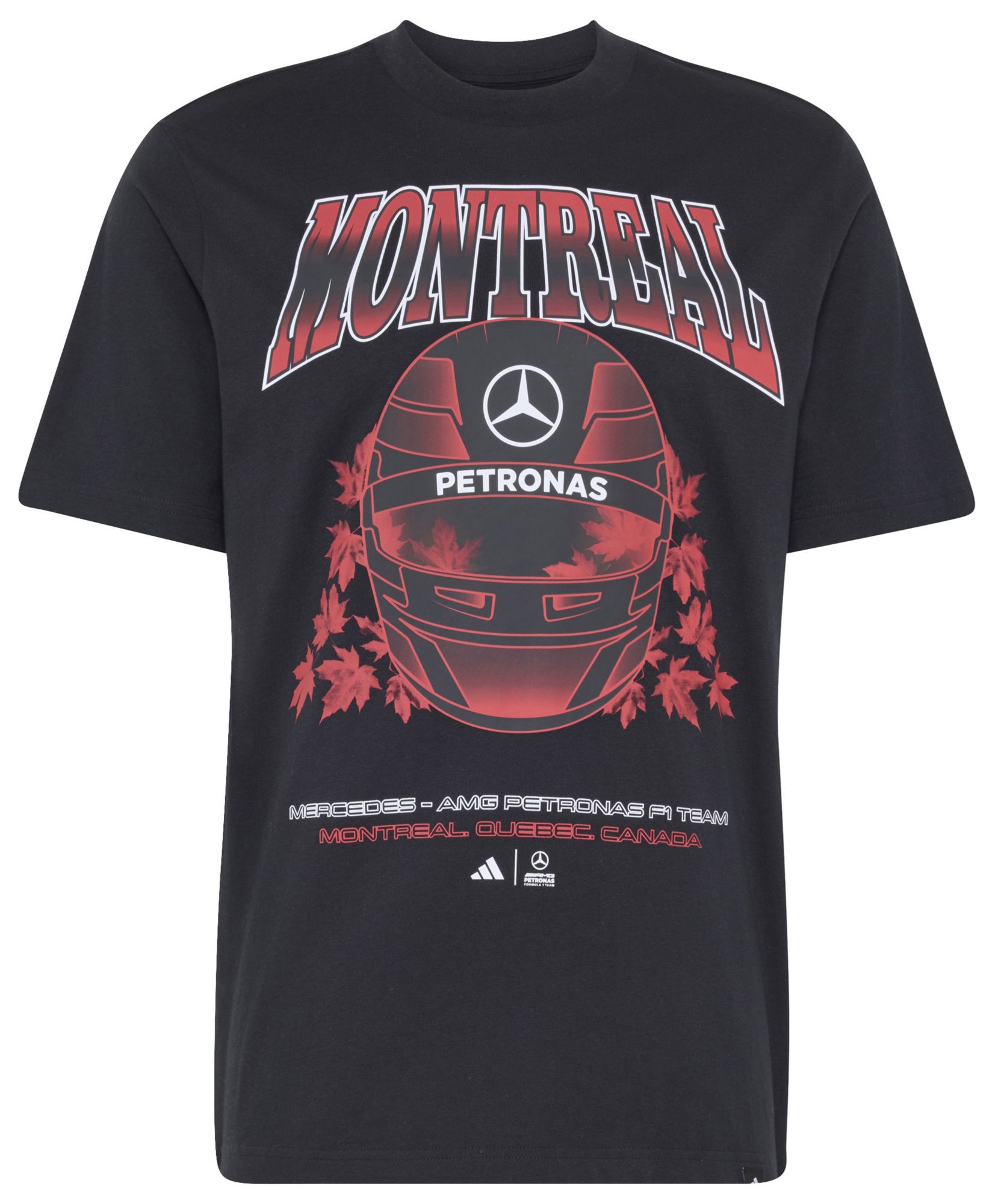 adidas Men's Formula 1 Black Mercedes Montreal T-Shirt product image
