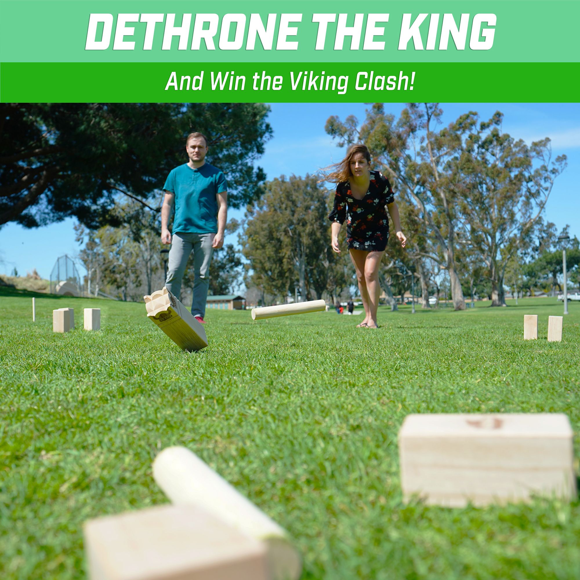 GoSports Backyard Kubb Viking Clash product image