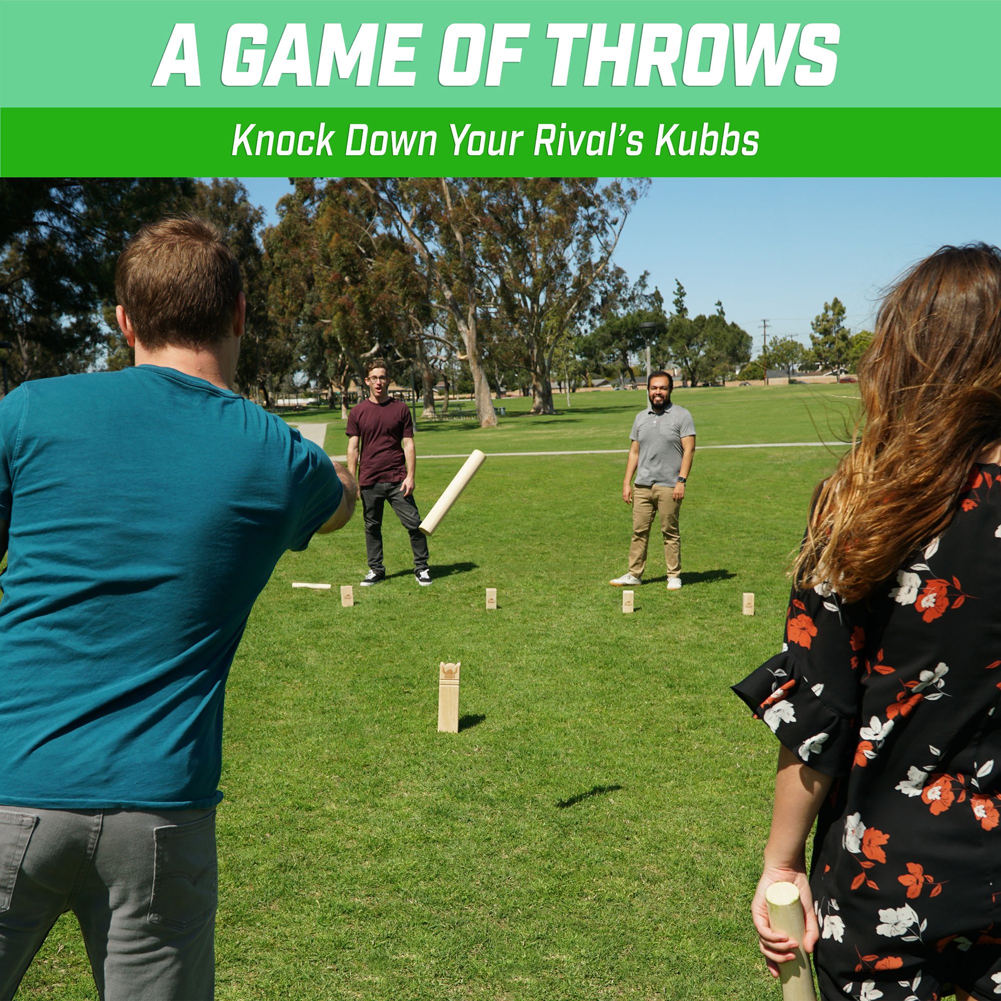 GoSports Backyard Kubb Viking Clash product image