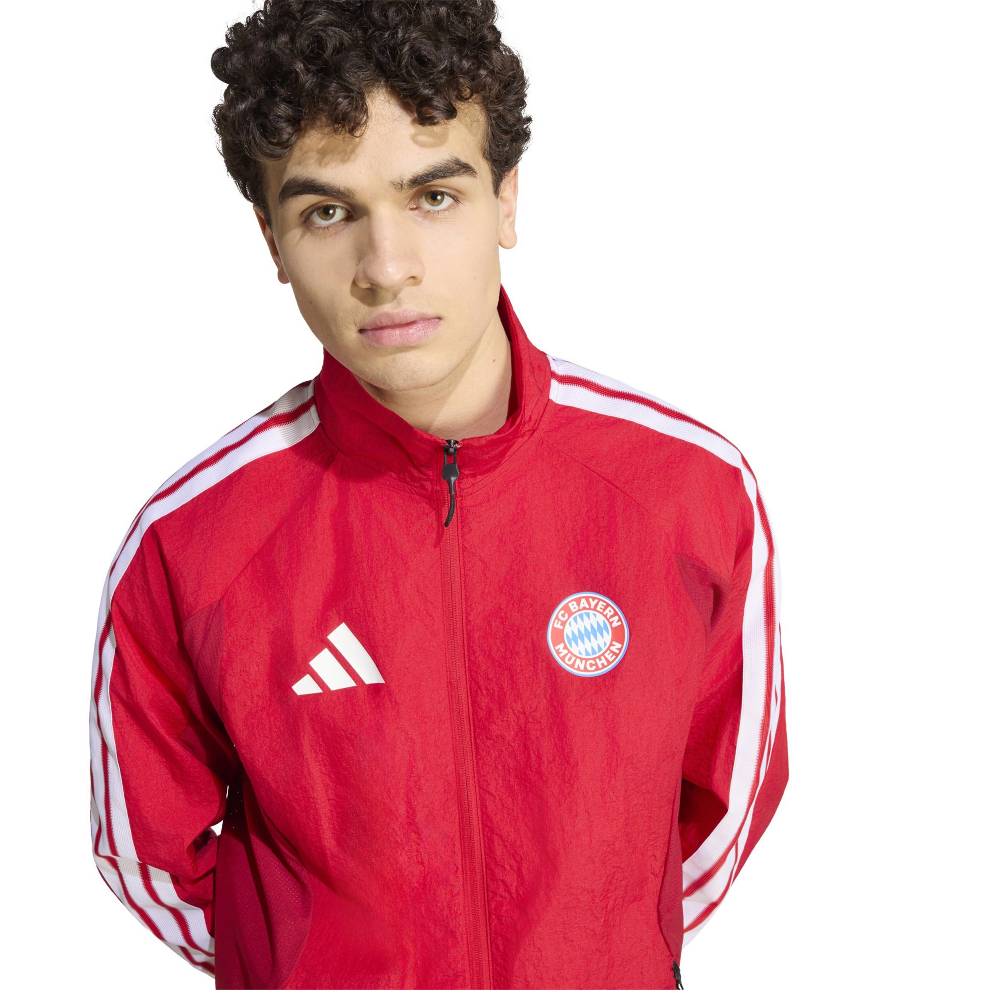 adidas Adult Bayern Munich 2026 Red Home Anthem Full Zip Jacket product image