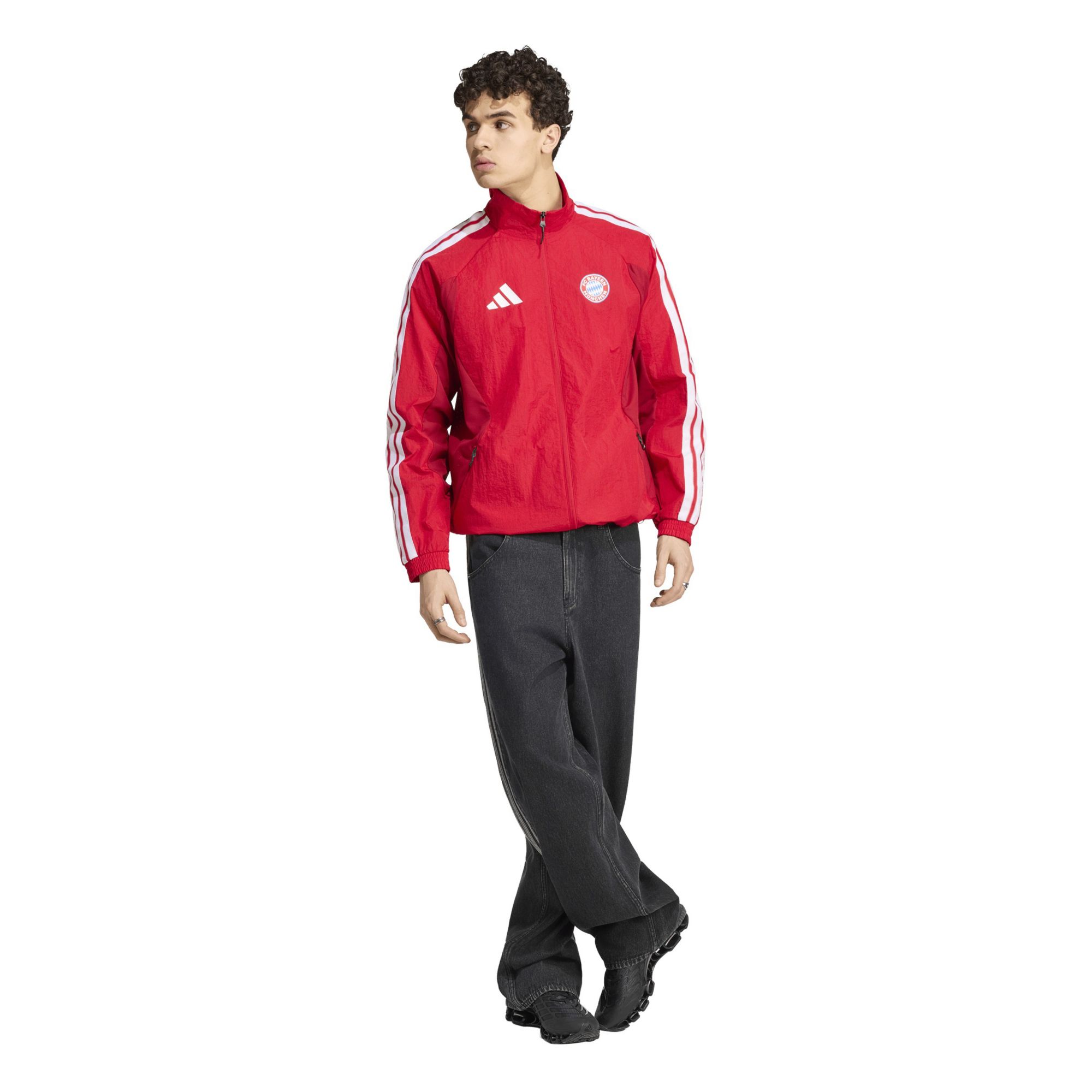 adidas Adult Bayern Munich 2026 Red Home Anthem Full Zip Jacket product image