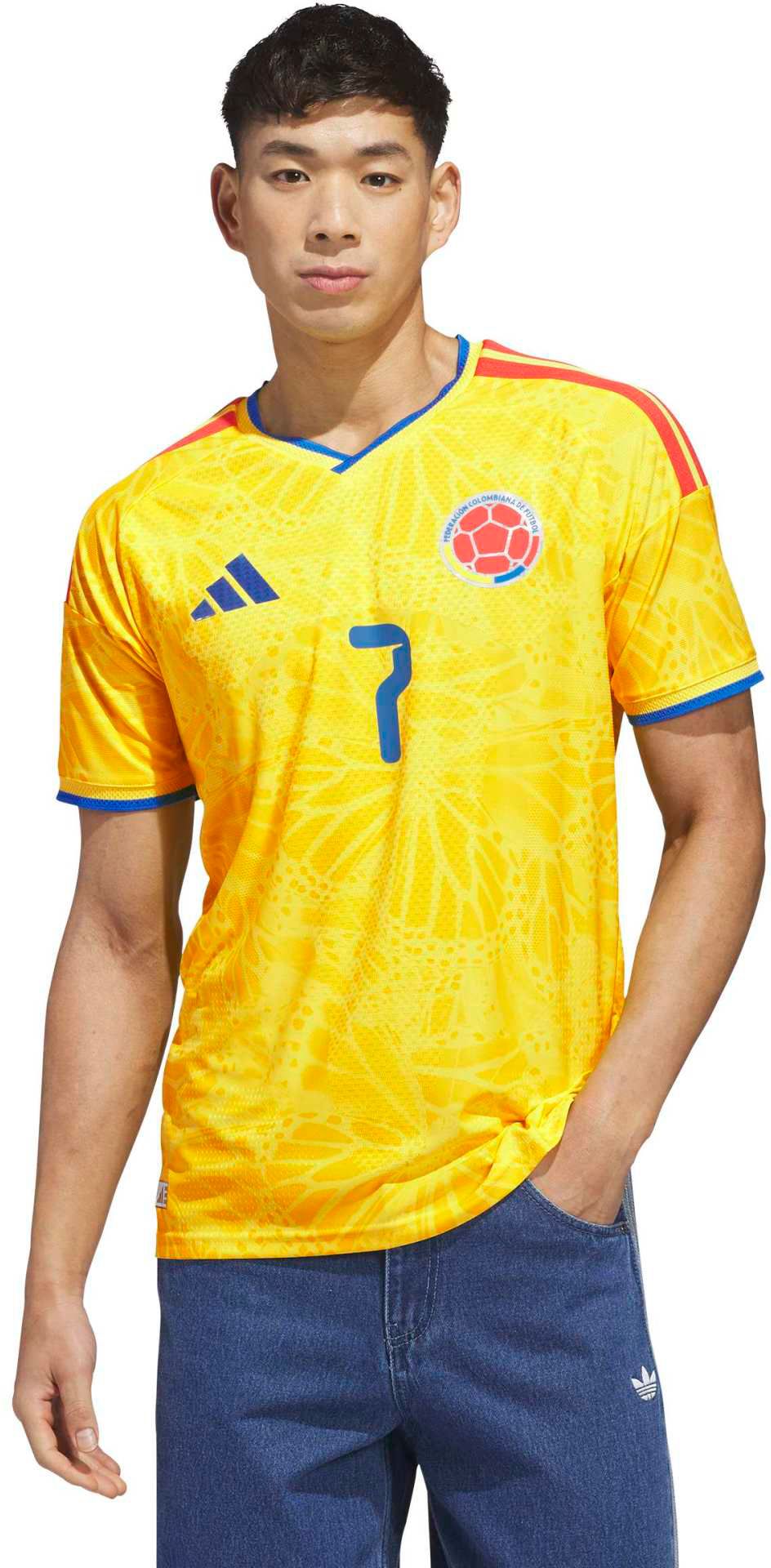 adidas Adult Colombia Luis Diaz #7 2026 Home Replica Jersey product image