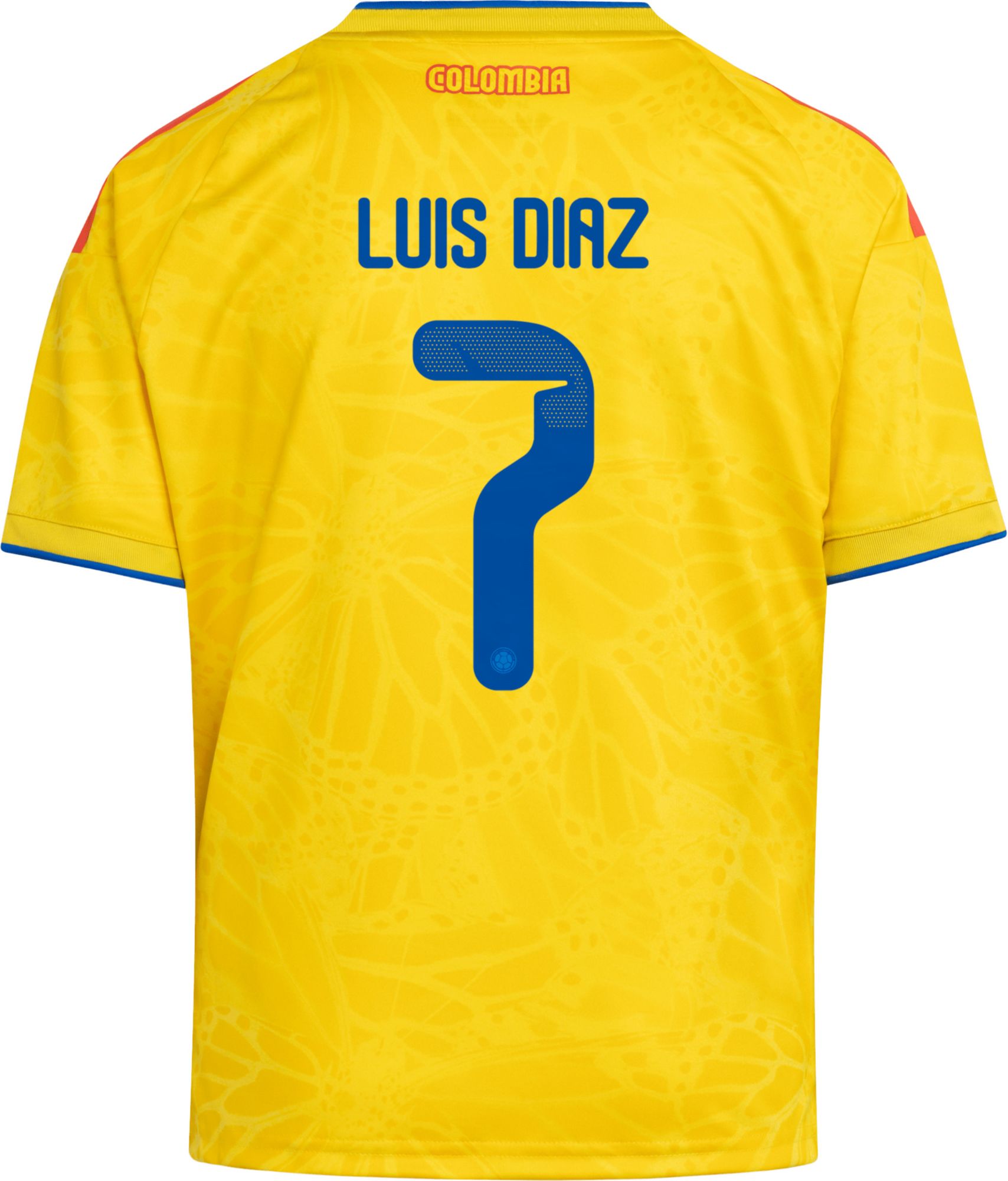 adidas Youth Colombia Luis Diaz #7 2026 Home Replica Jersey product image
