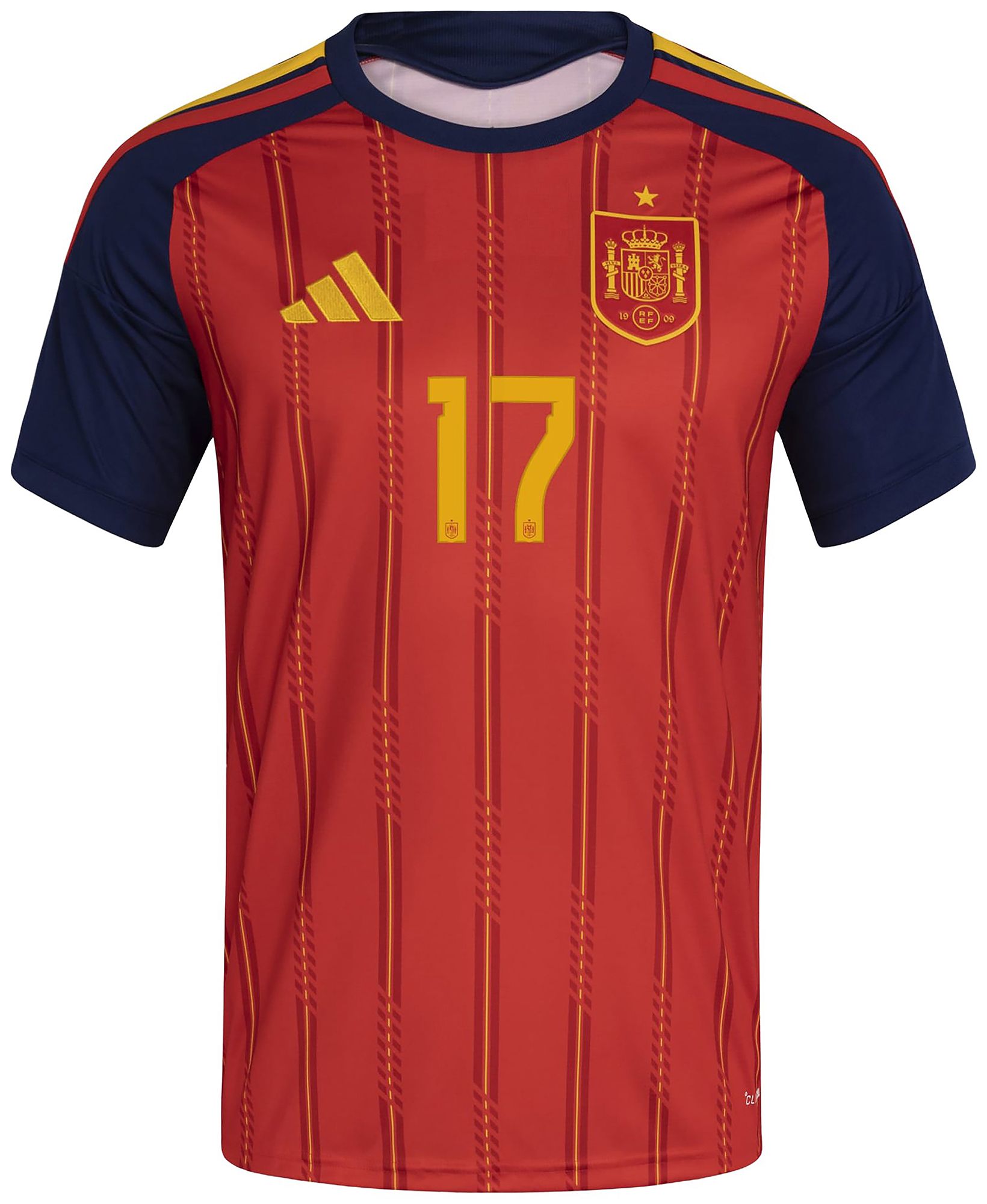 adidas Adult Spain Red Pablo Fornals #17 Home Replica Jersey product image