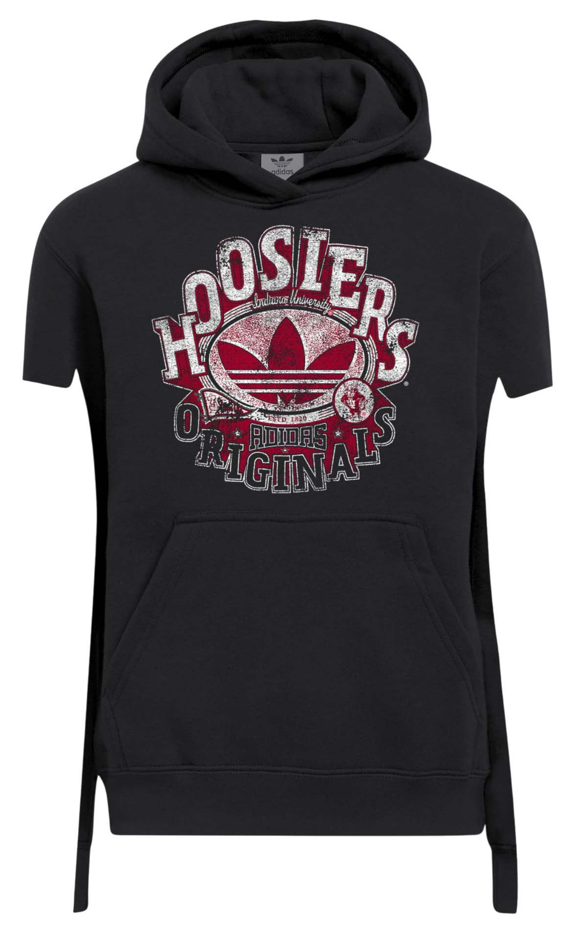 adidas Men's Indiana Hoosiers Black Originals Hoodie product image
