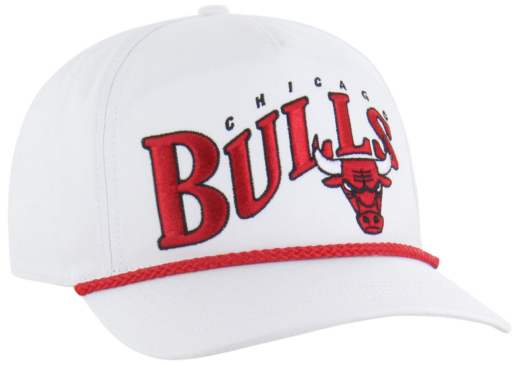 '47 Adult Chicago Bulls White Graphic Wave Hitch Adjustable Hat product image