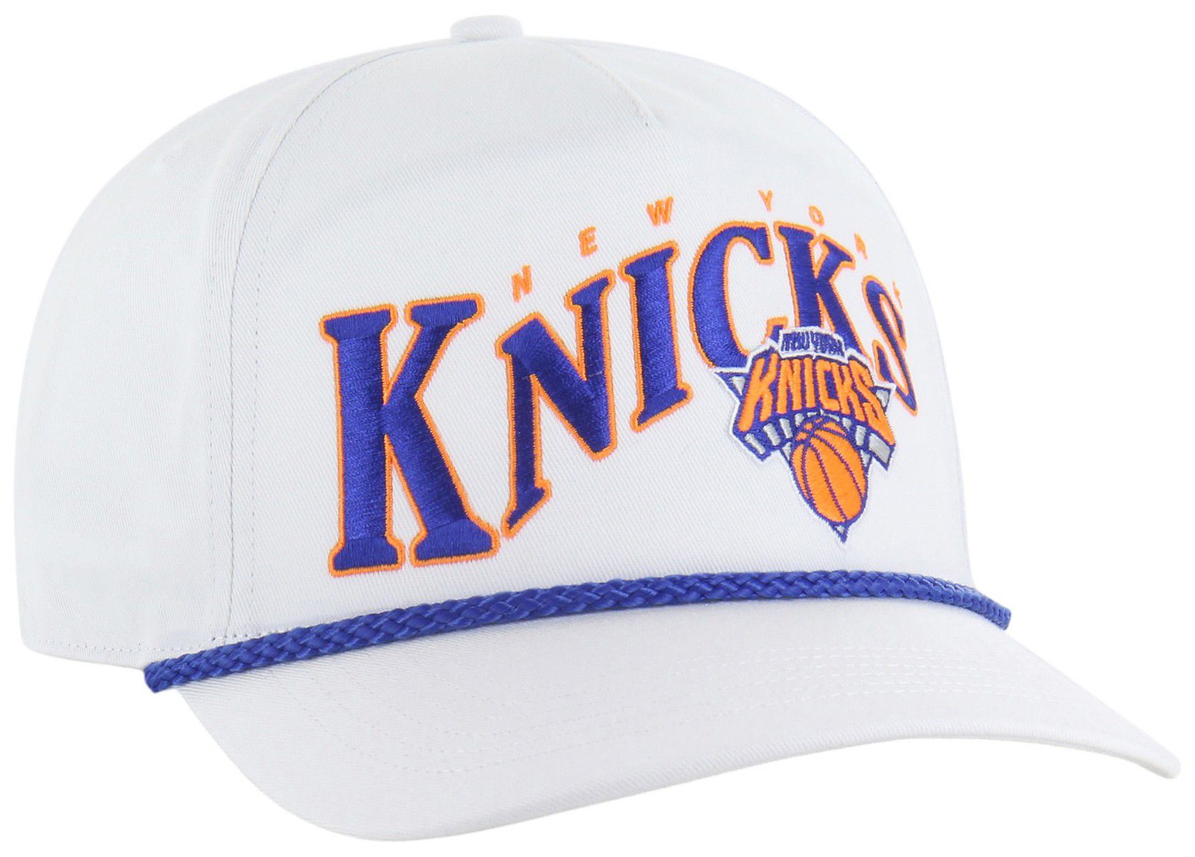 '47 Adult New York Knicks White Graphic Wave Hitch Adjustable Hat product image