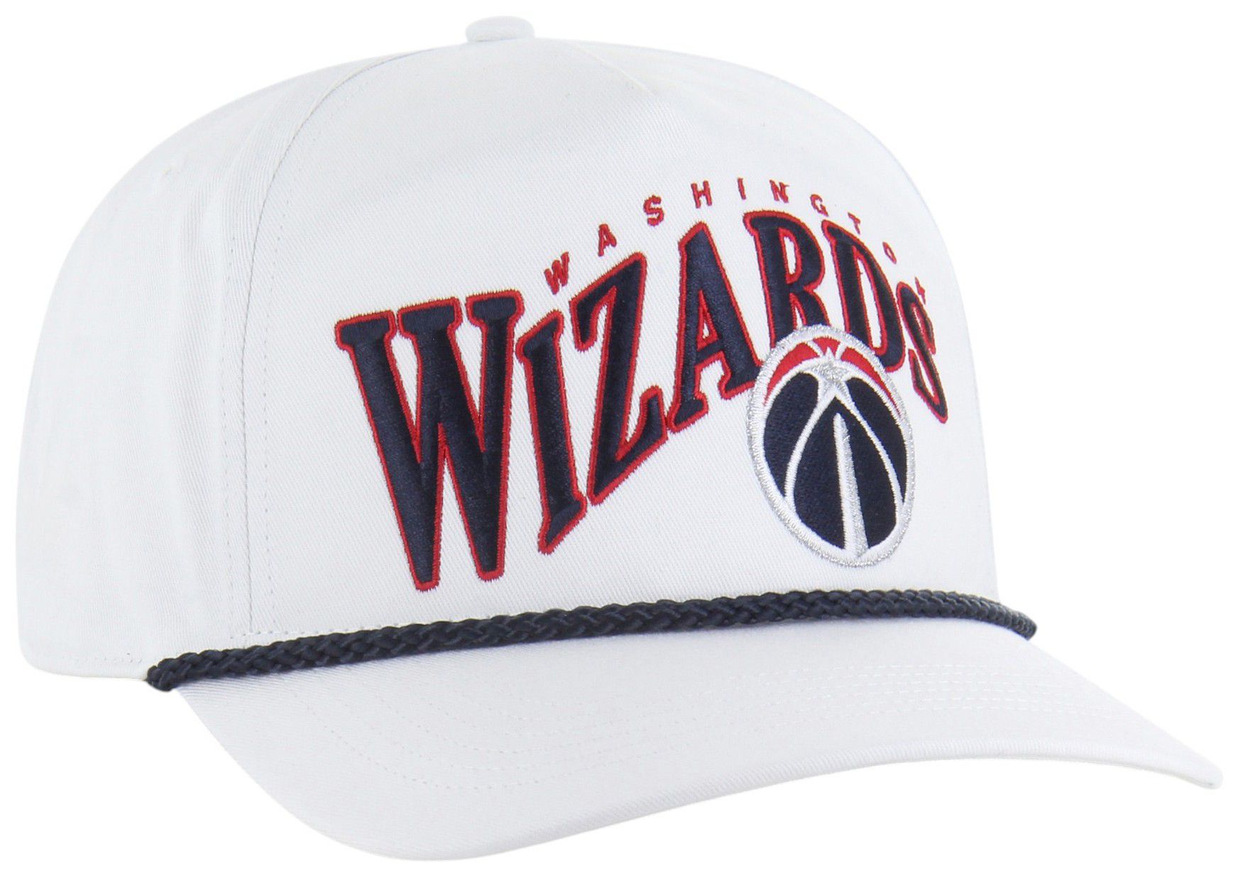 '47 Adult Washington Wizards White Graphic Wave Hitch Adjustable Hat product image