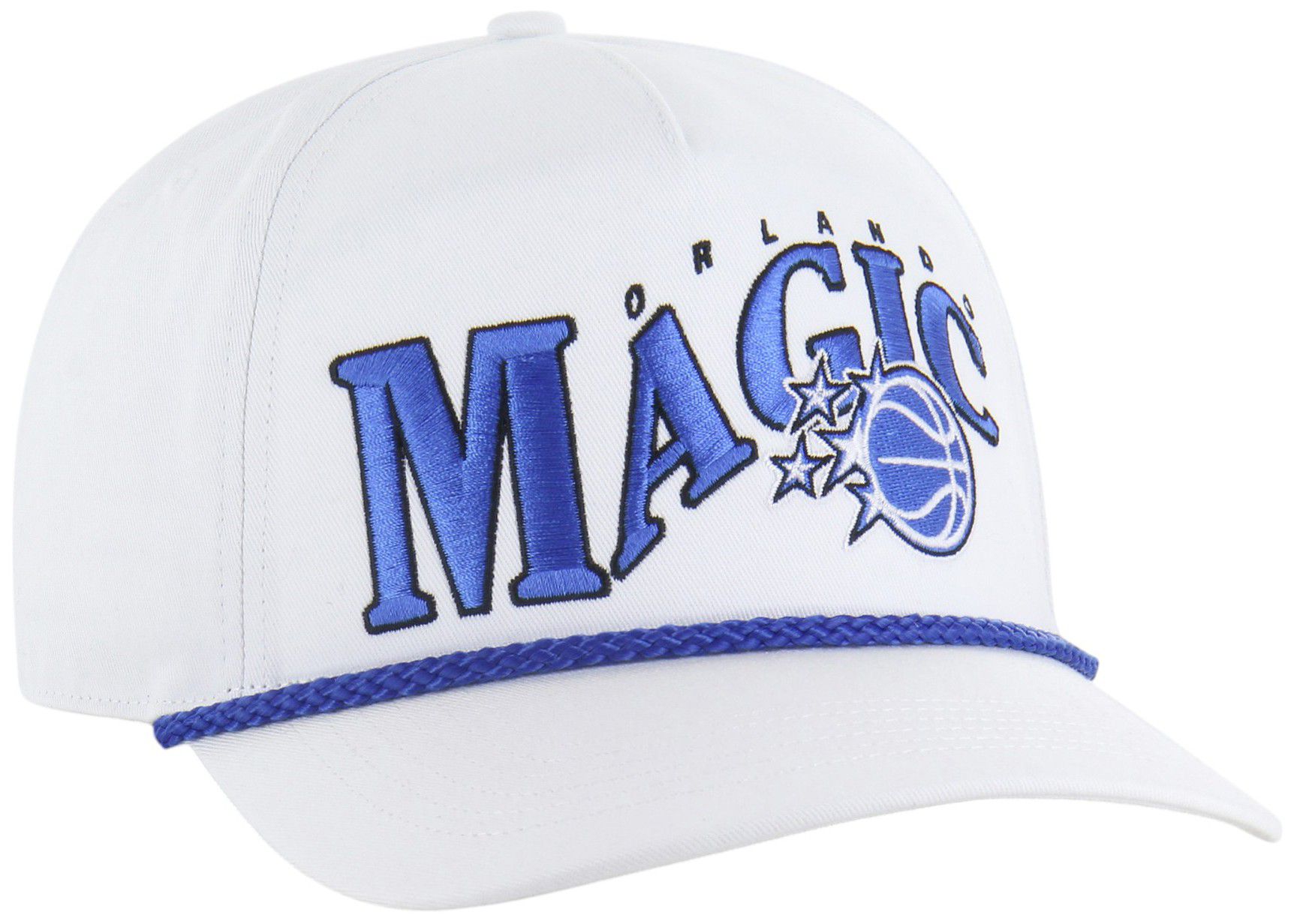 '47 Adult Orlando Magic White Graphic Wave Hitch Adjustable Hat product image