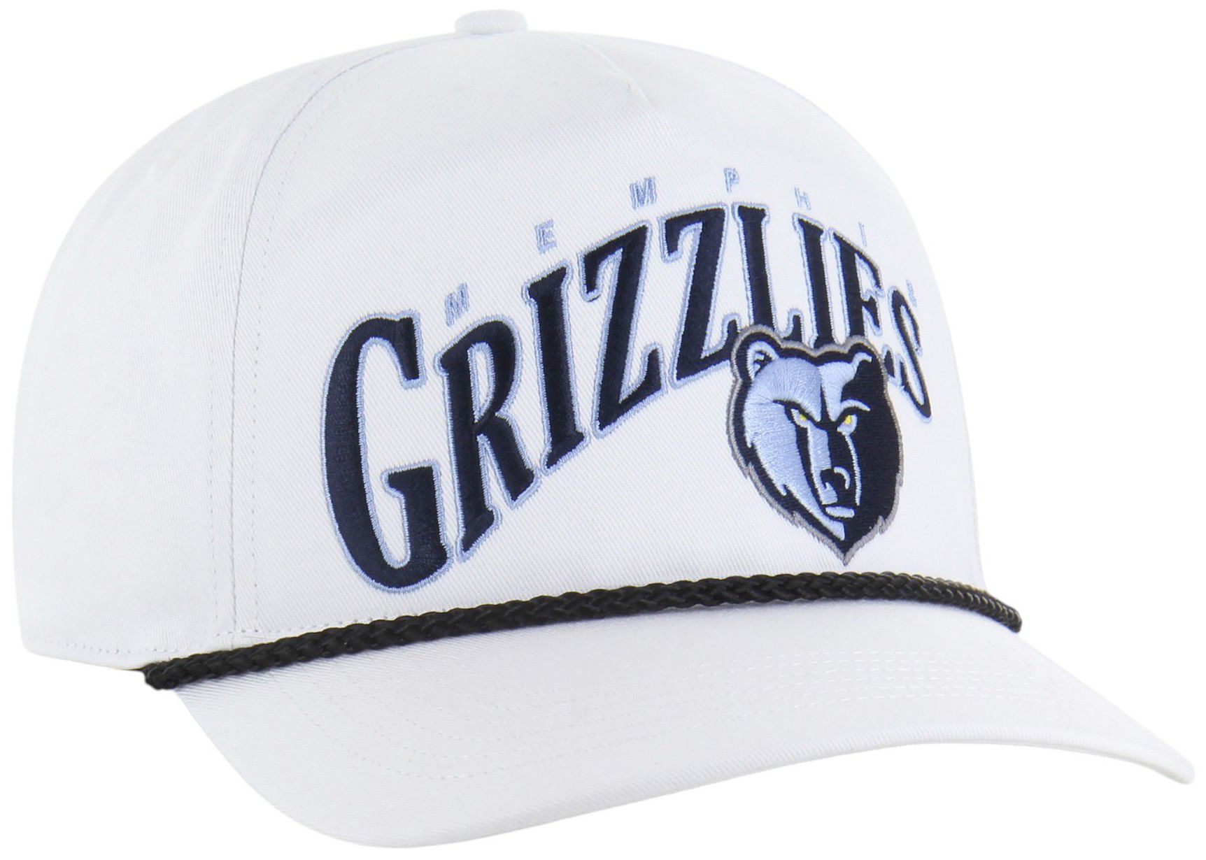 '47 Adult Memphis Grizzlies White Graphic Wave Hitch Adjustable Hat product image