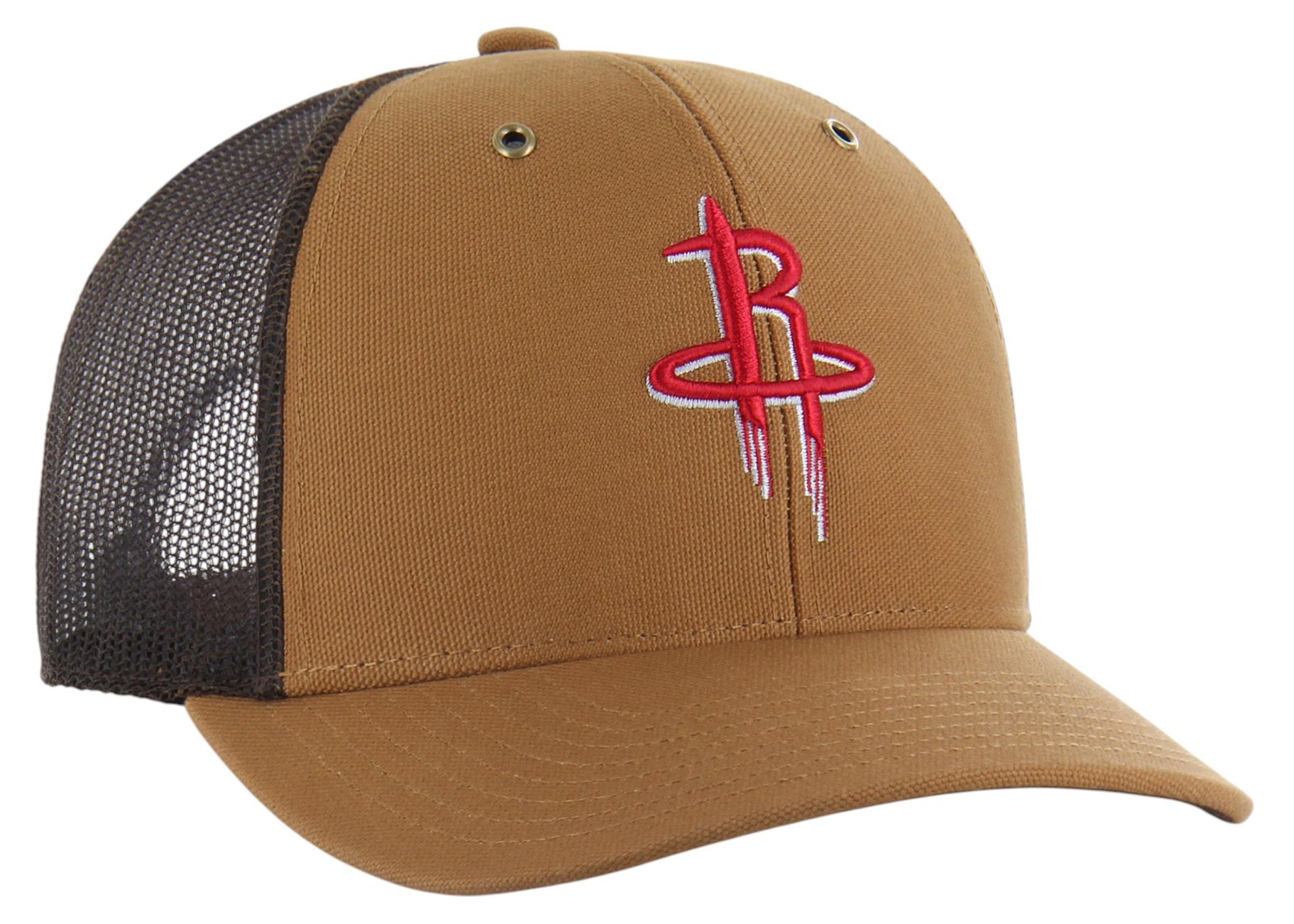 Carhartt x '47 Adult Houston Rockets Brown Adjustable Trucker Hat product image