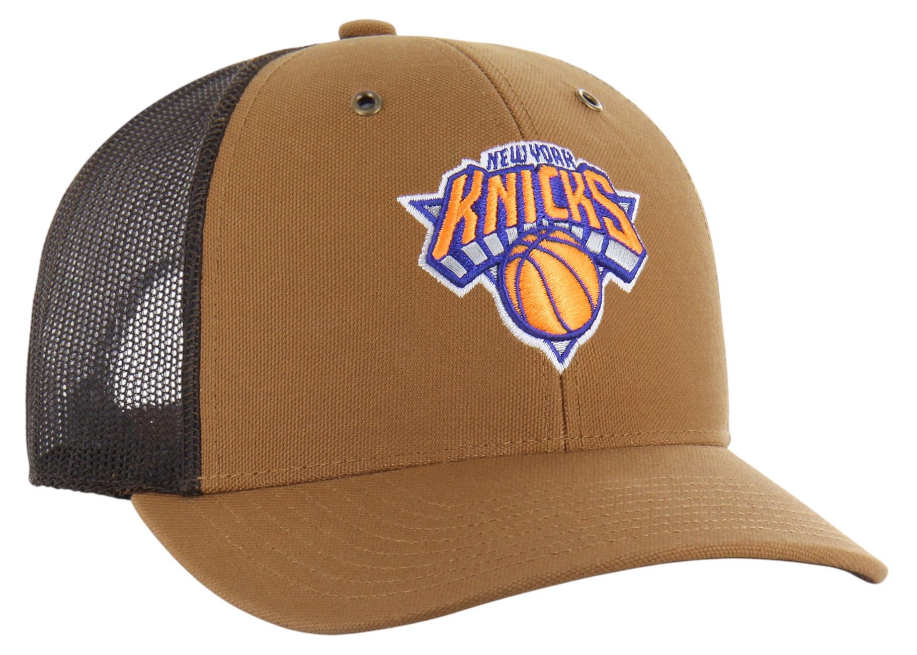Carhartt x '47 Adult New York Knicks Brown Adjustable Trucker Hat product image