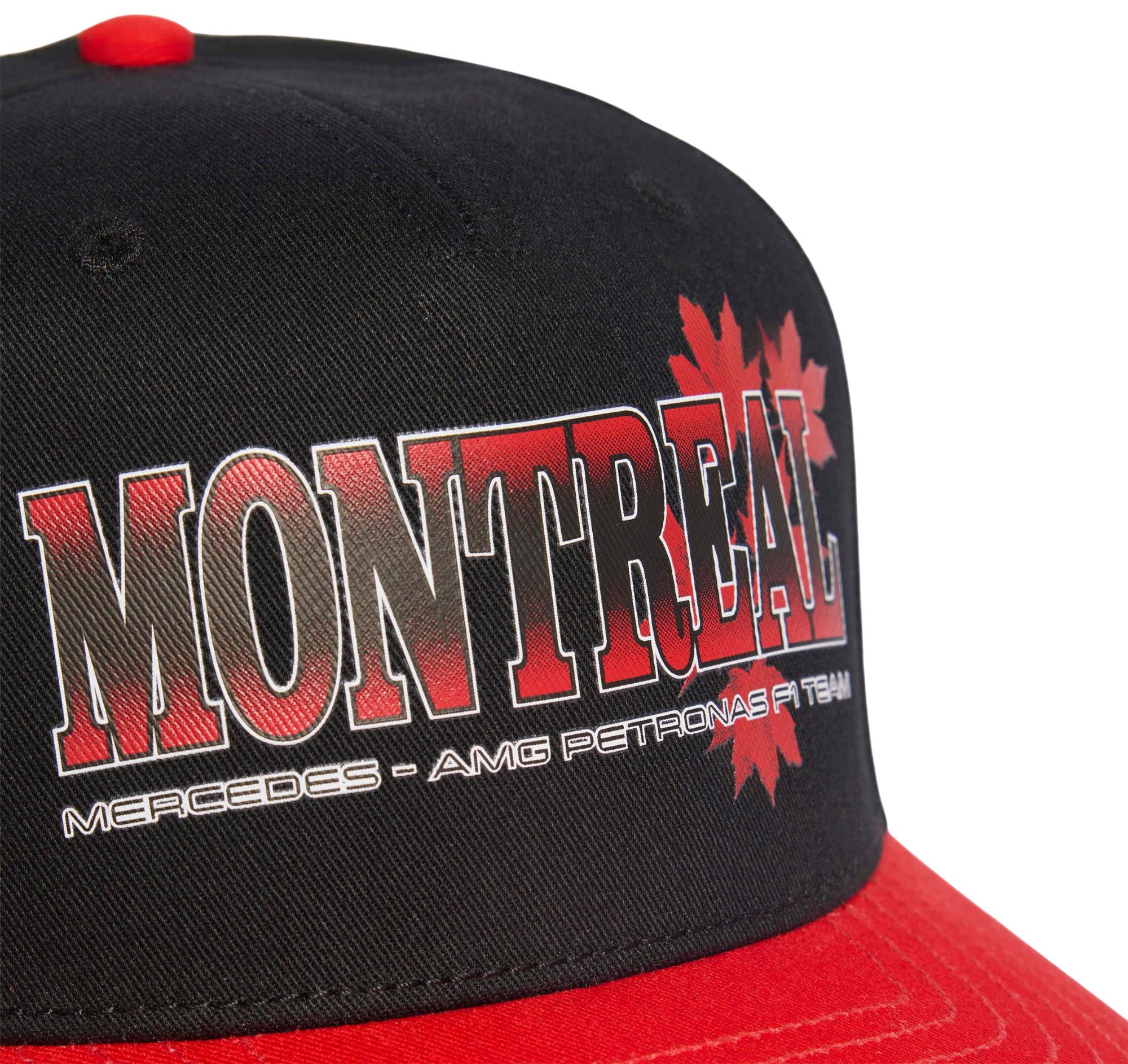 adidas Men's Formula 1 Black Mercedes Montreal Adjustable Hat product image