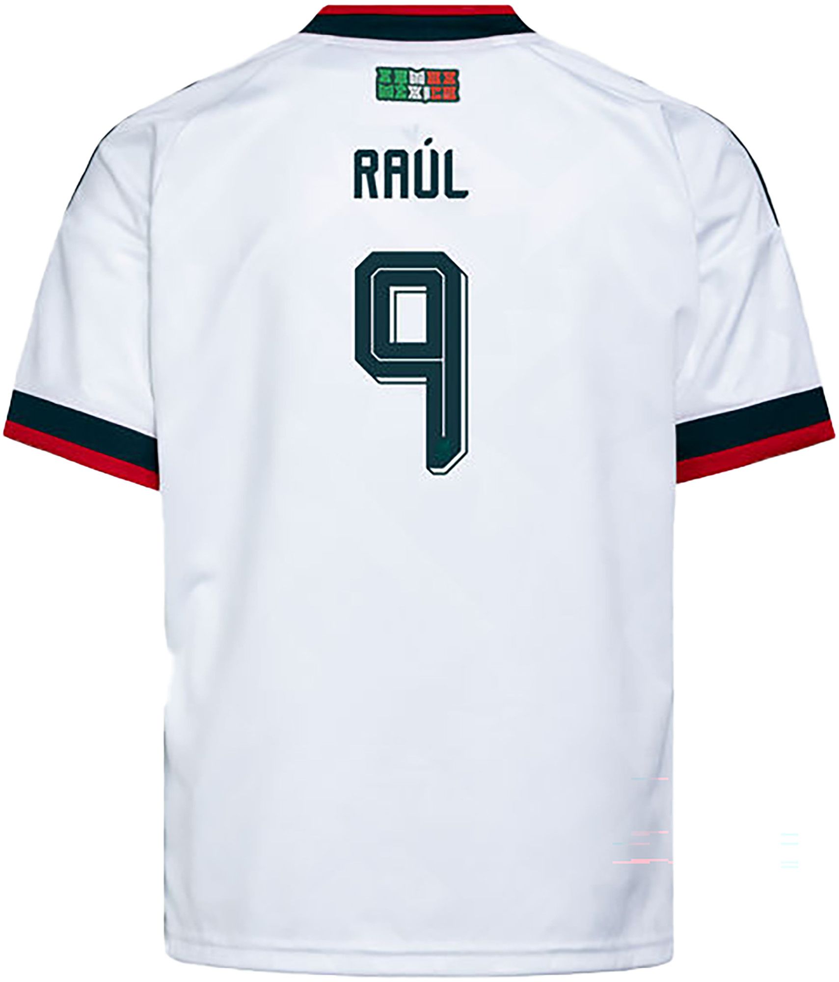 adidas Youth Raul Jimenez #9 Mexico 2026 White Away Replica Jersey product image
