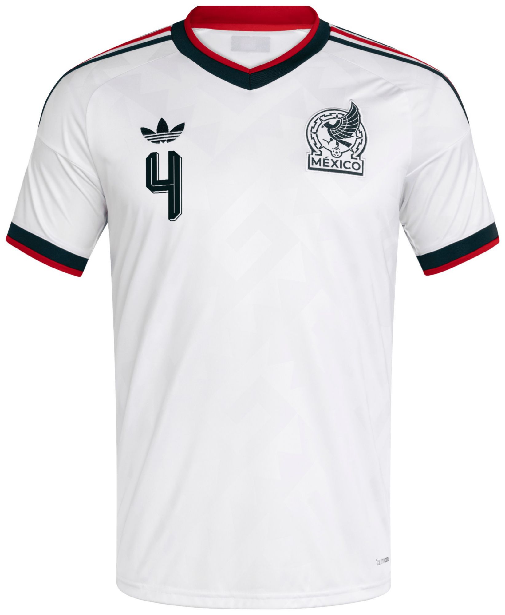 adidas Adult Edson Alvarez #4 Mexico 2026 White Away Replica Jersey product image
