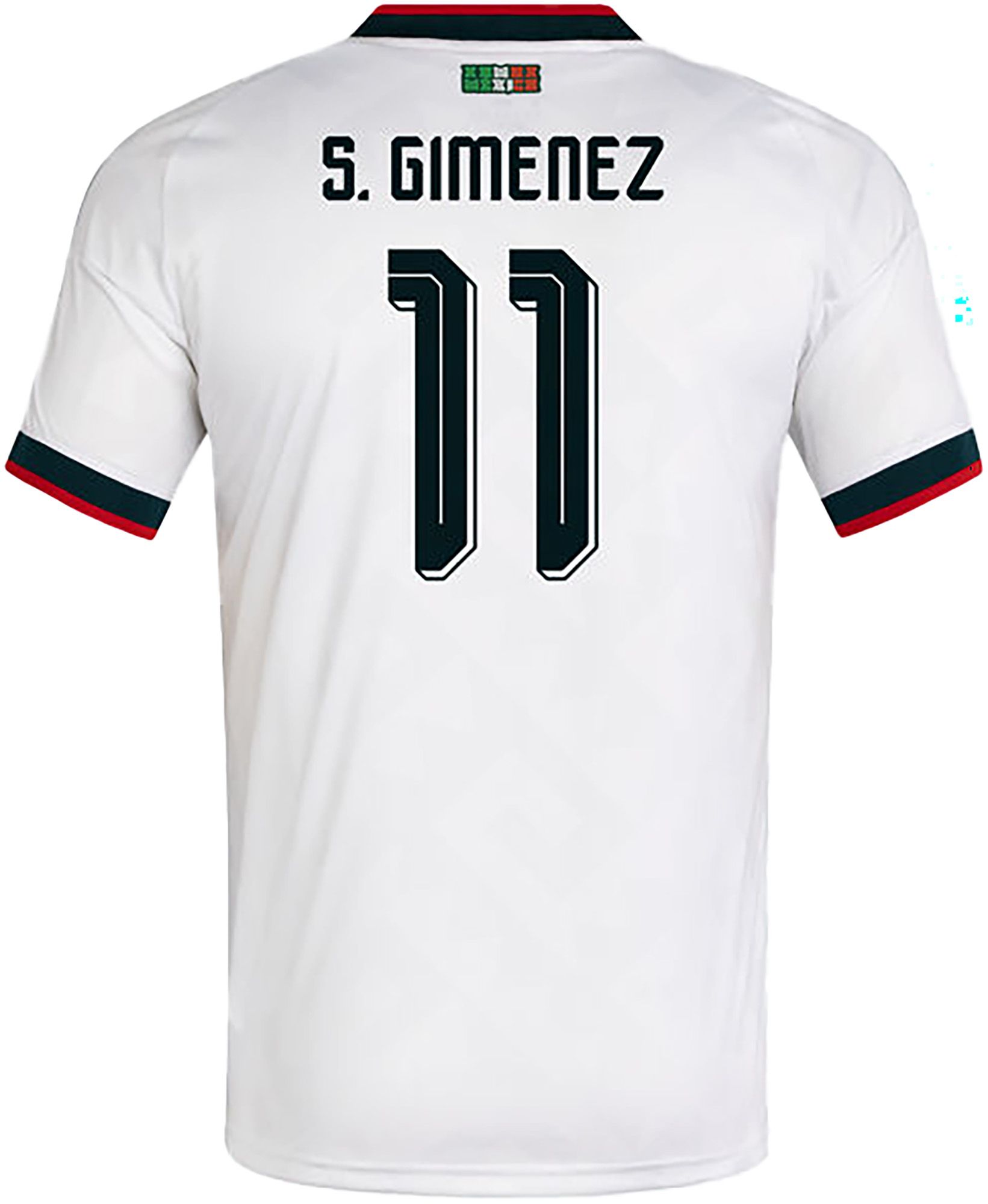 adidas Adult Santiago Gimenez #11 Mexico 2026 White Away Replica Jersey product image