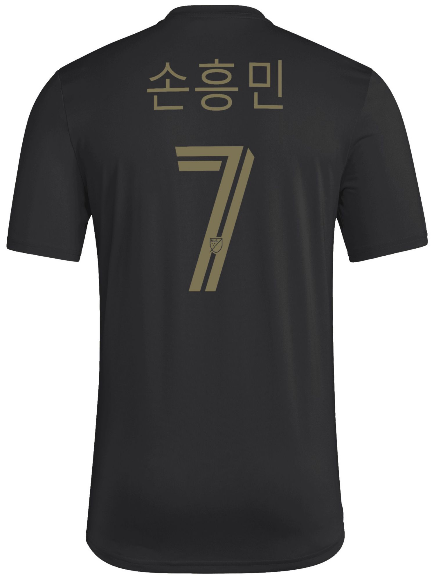 adidas Adult 2026 Los Angeles FC Son Heung-min #7 Black Alternate T-Shirt product image