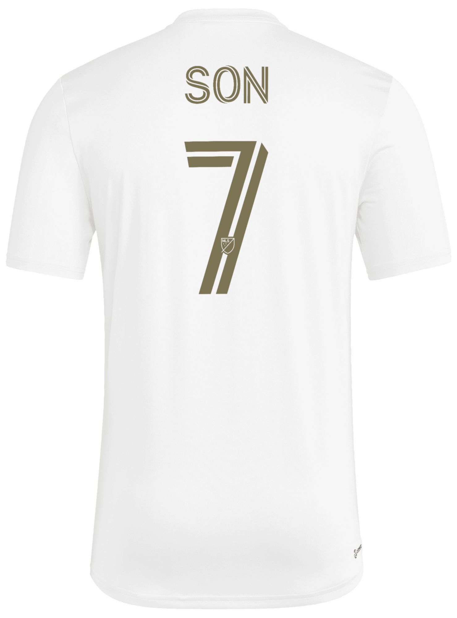 adidas Adult 2026 Los Angeles FC Son Heung-min #7 White Home T-Shirt product image